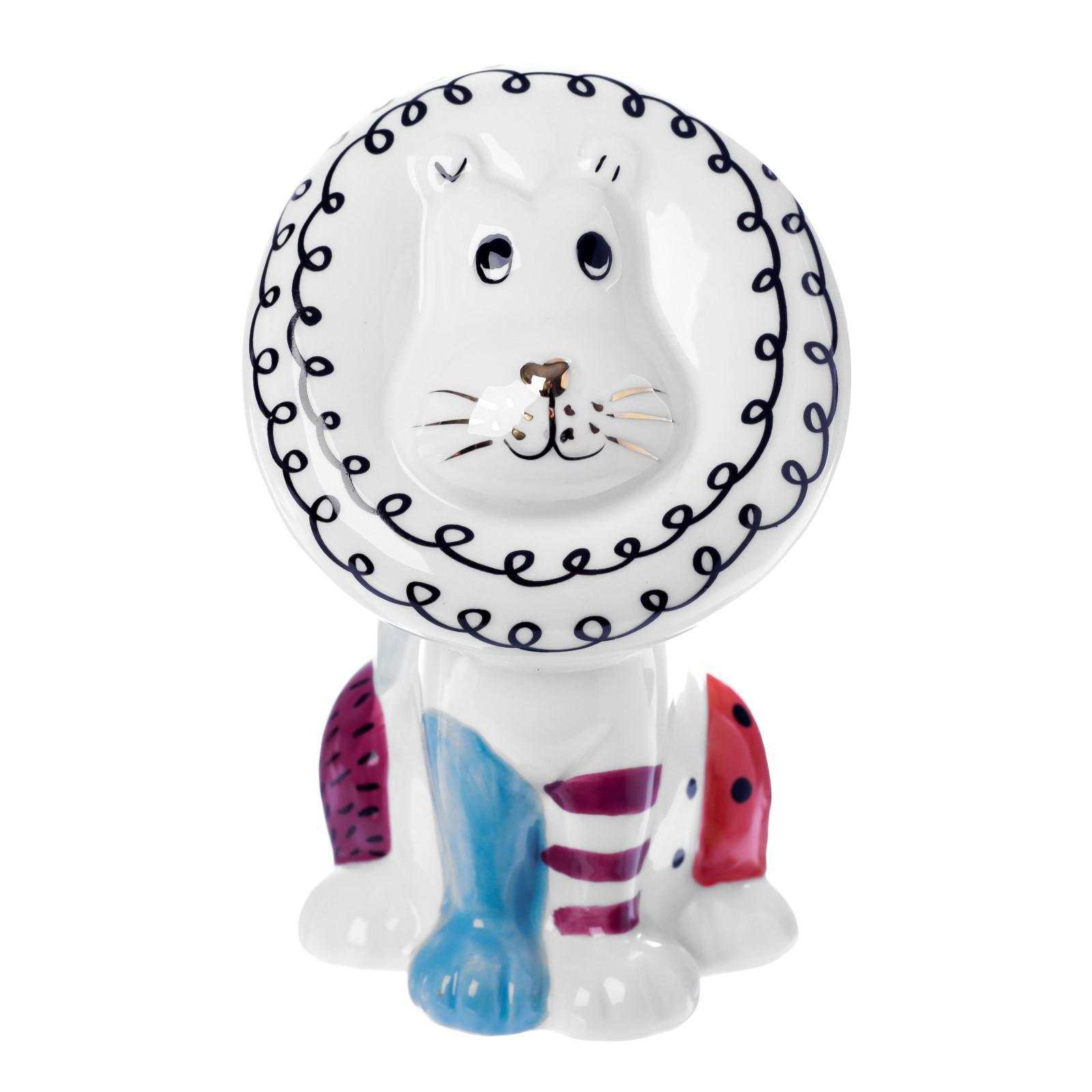 Изображение товара Сувенир Simaland Львёнок цветные пятнышки 13.8x8.3x8.8 см