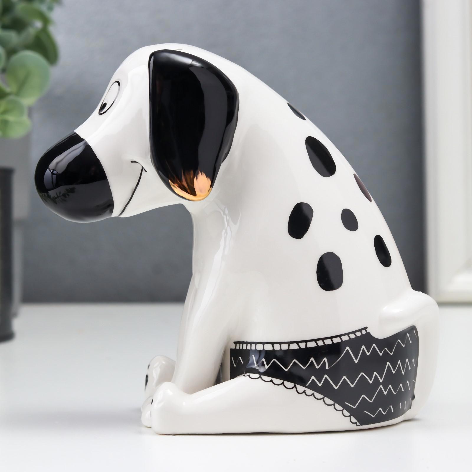 Изображение товара Сувенир Simaland Пёсик в трусиках бело-чёрный 11x6.7x12.6 см