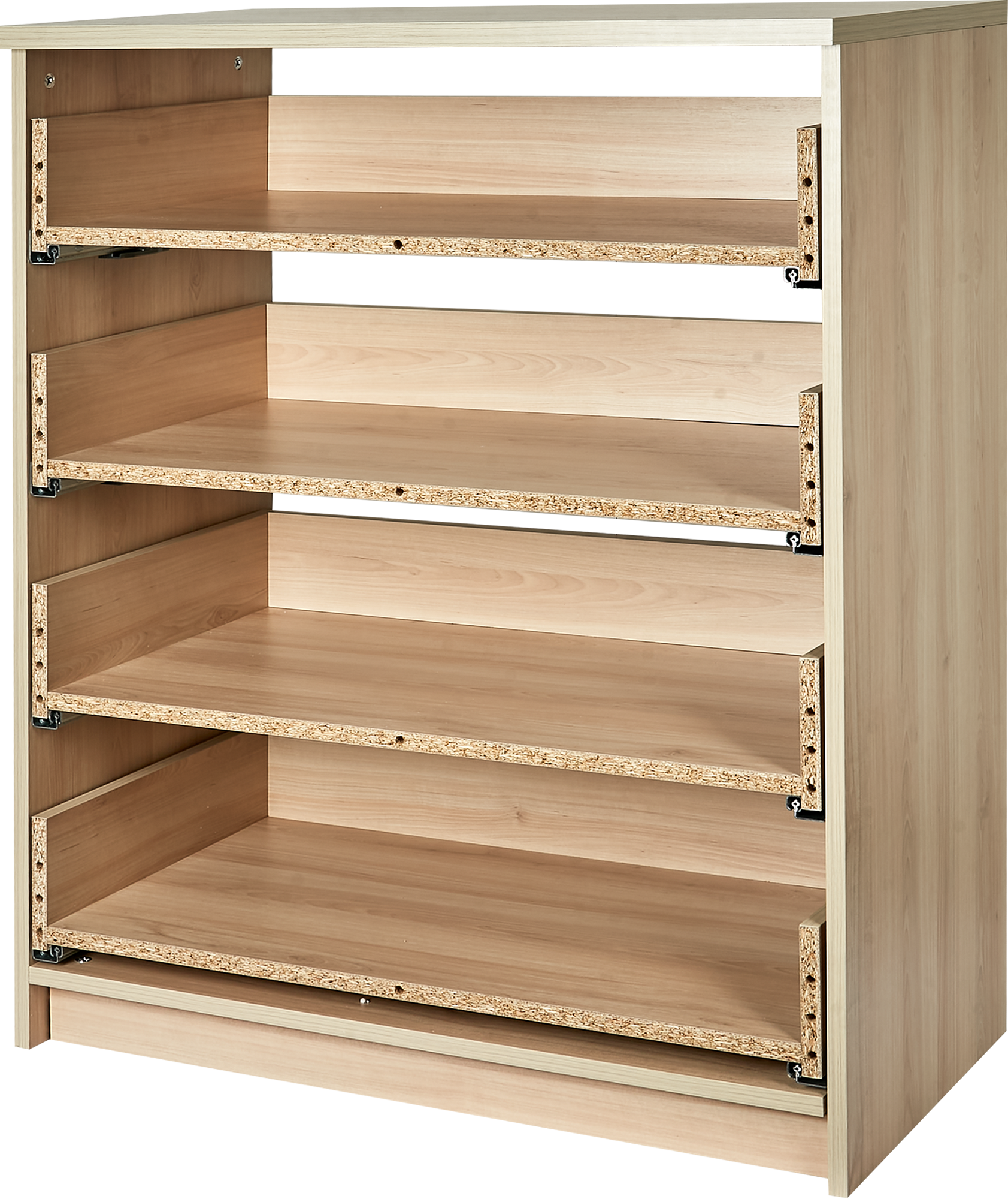 Каркас комода 4 ящика 80x99x44.3 см ЛДСП цвет дуб комано