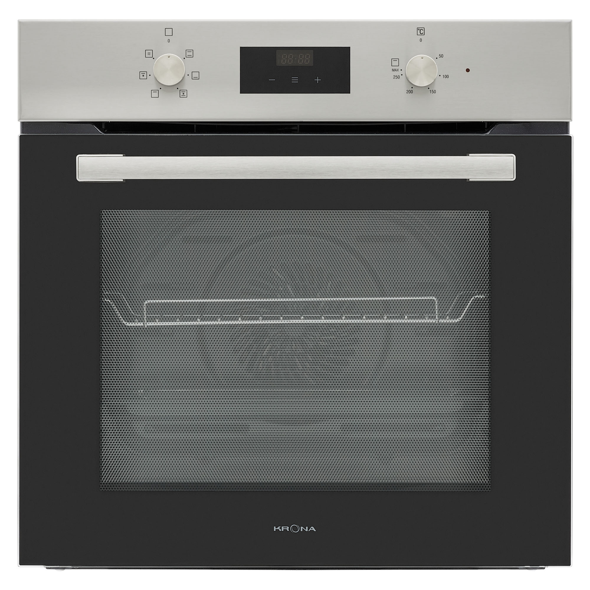 Изображение товара Электрический встраиваемый духовой шкаф Krona Magnete 60 ix с 6 режимами и телескопическими направл