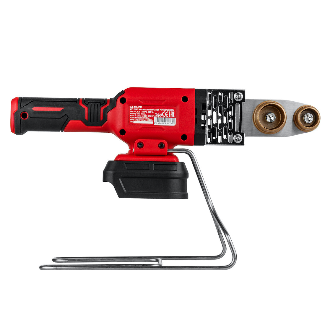 Изображение товара Аккумуляторный аппарат для сварки пластиковых труб Wortex CWM 1834 ALL1 XLT Solo 300 Вт