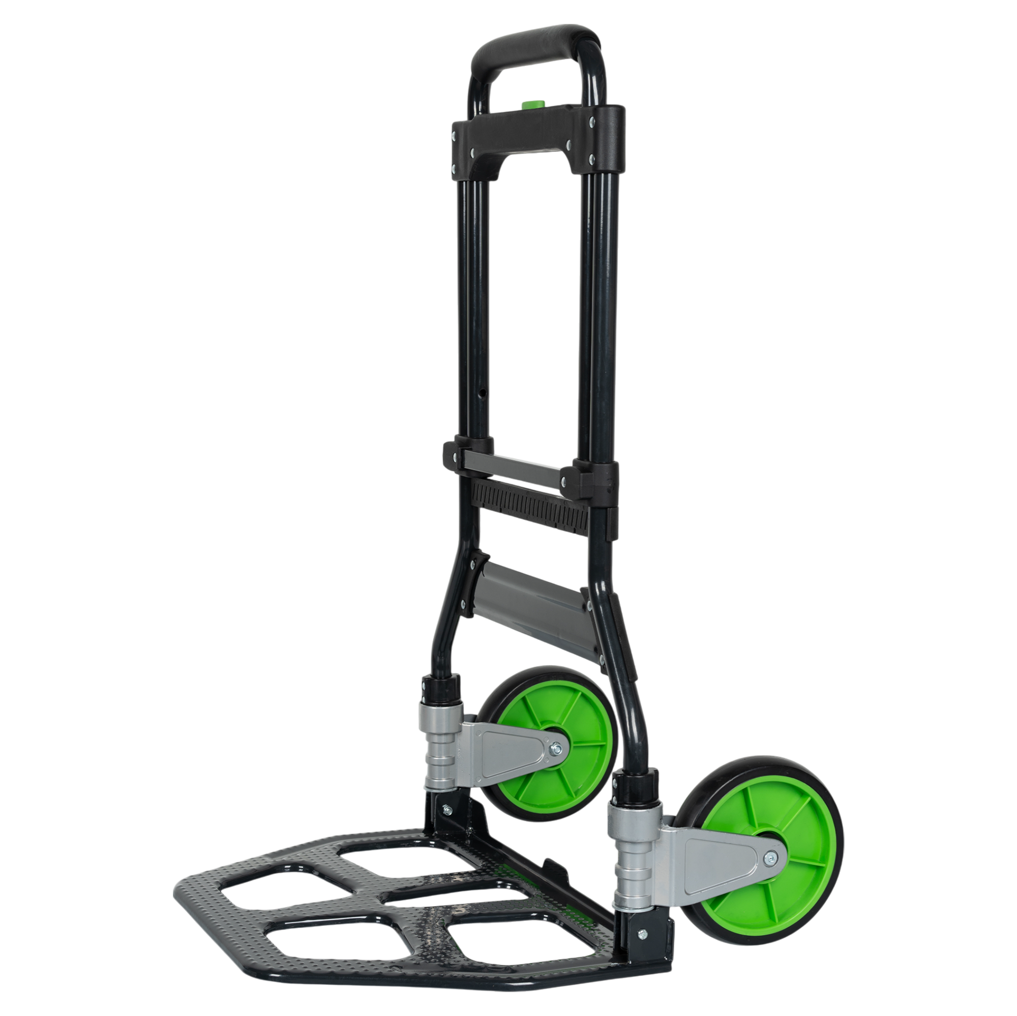 Тележка двухколесная складная телескопическая ручка грузоподъемность 100 кг