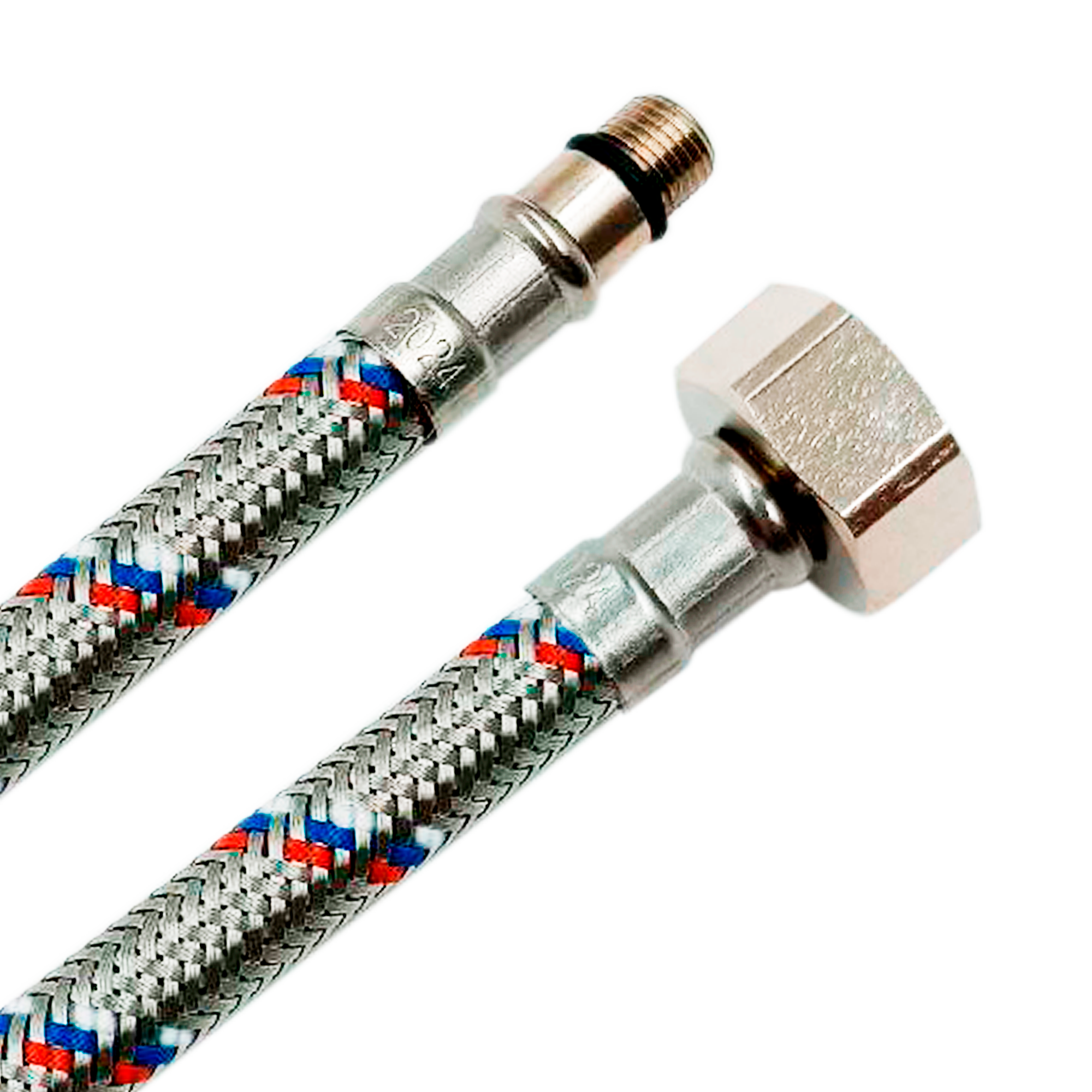 Изображение товара Гибкая подводка для смесителя Ростерм 1/2" М10х15 80 см НР-ВР