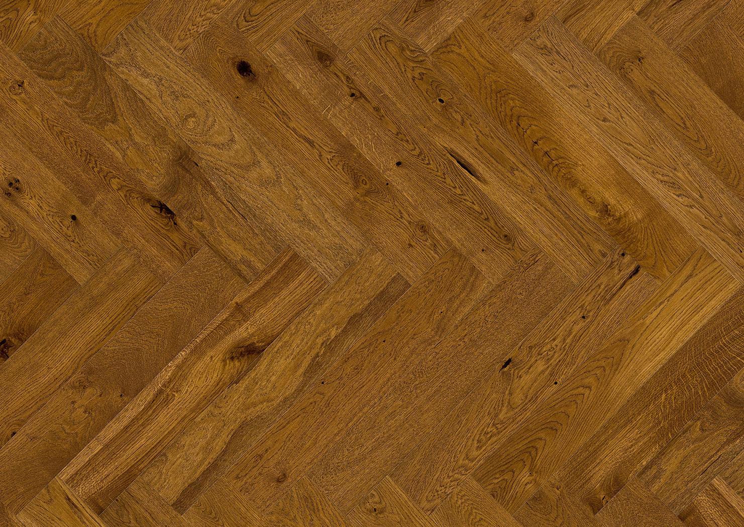 Изображение товара Паркетная доска Barlinek Дуб Brown Sugar Herringbone Optilock 43 класс толщина 14 мм с фаской 0.61 м², цена за упаковку