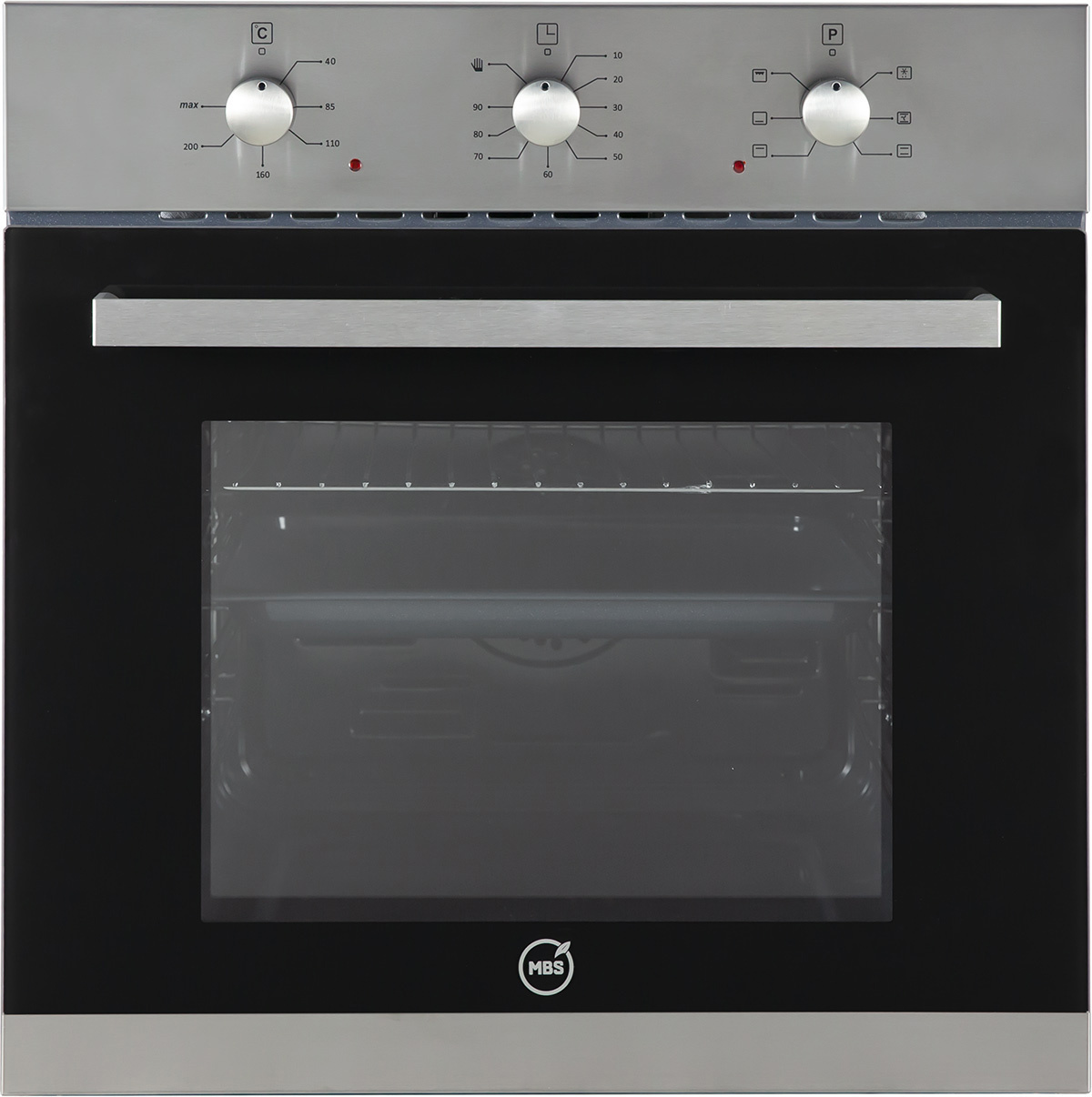 Изображение товара Электрический встраиваемый духовой шкаф MBS DE-610 60 см серебро