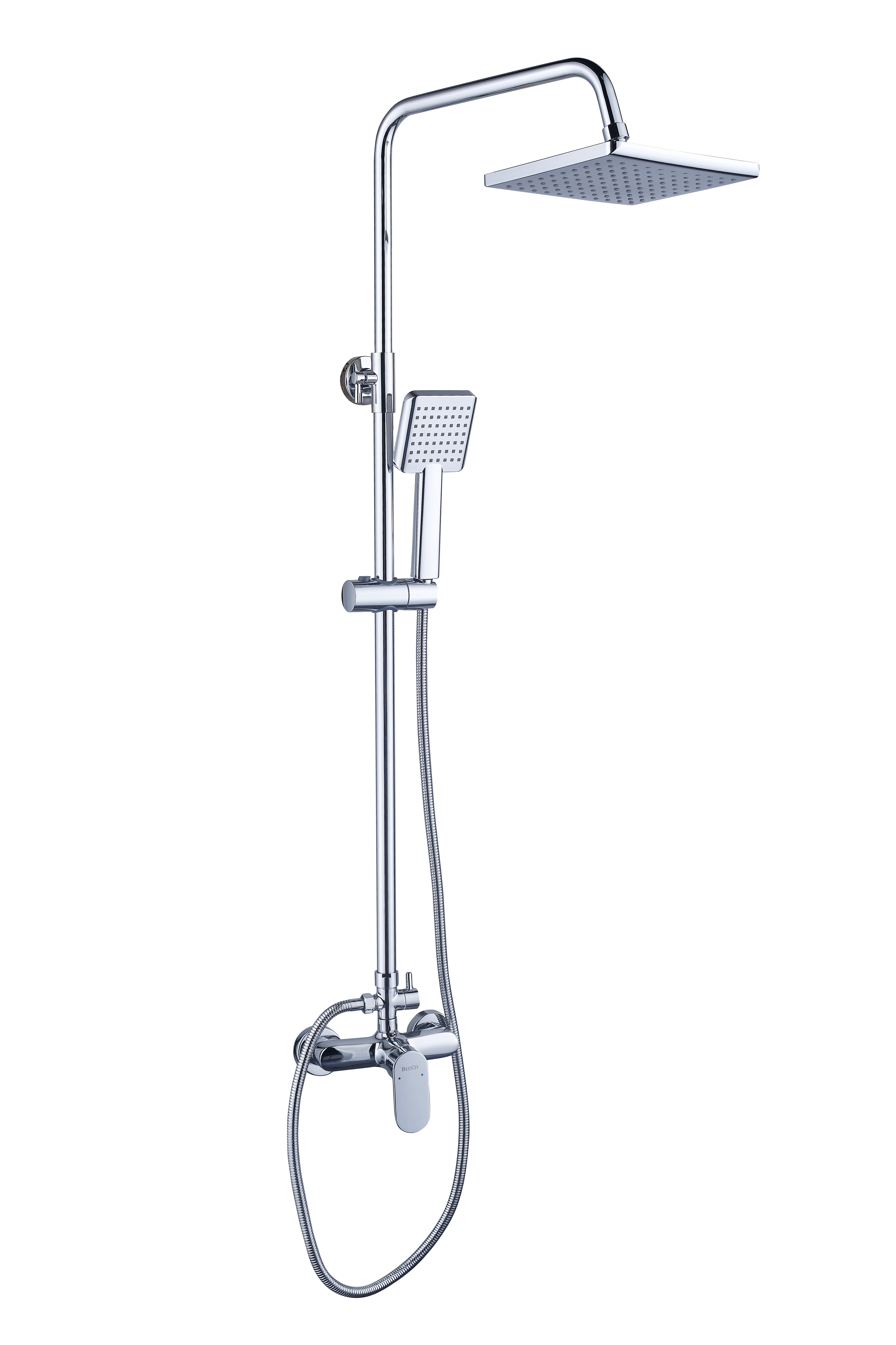 Изображение товара Душевая система Bond B01-8400 с тропическим душем и смесителем Италия