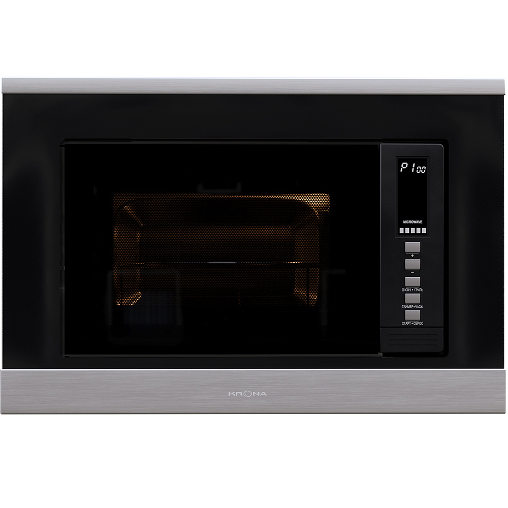 Изображение товара Встраиваемая микроволновая печь Krona Laune 60 S K 20 л черная со грилем