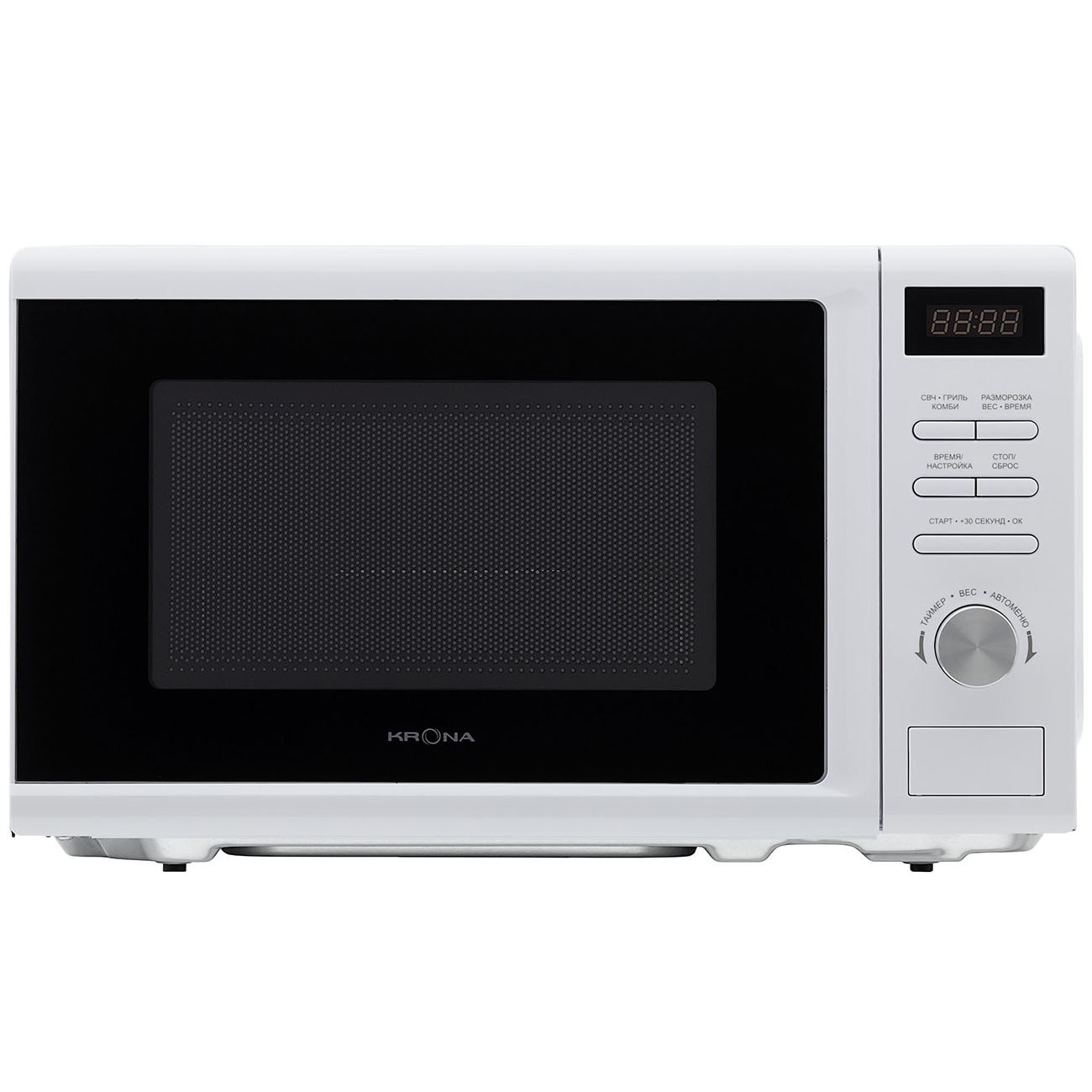 Изображение товара Отдельностоящая микроволновая печь Krona Boson 44 Wh 20 л 44x25.9x33.4 см цвет белый