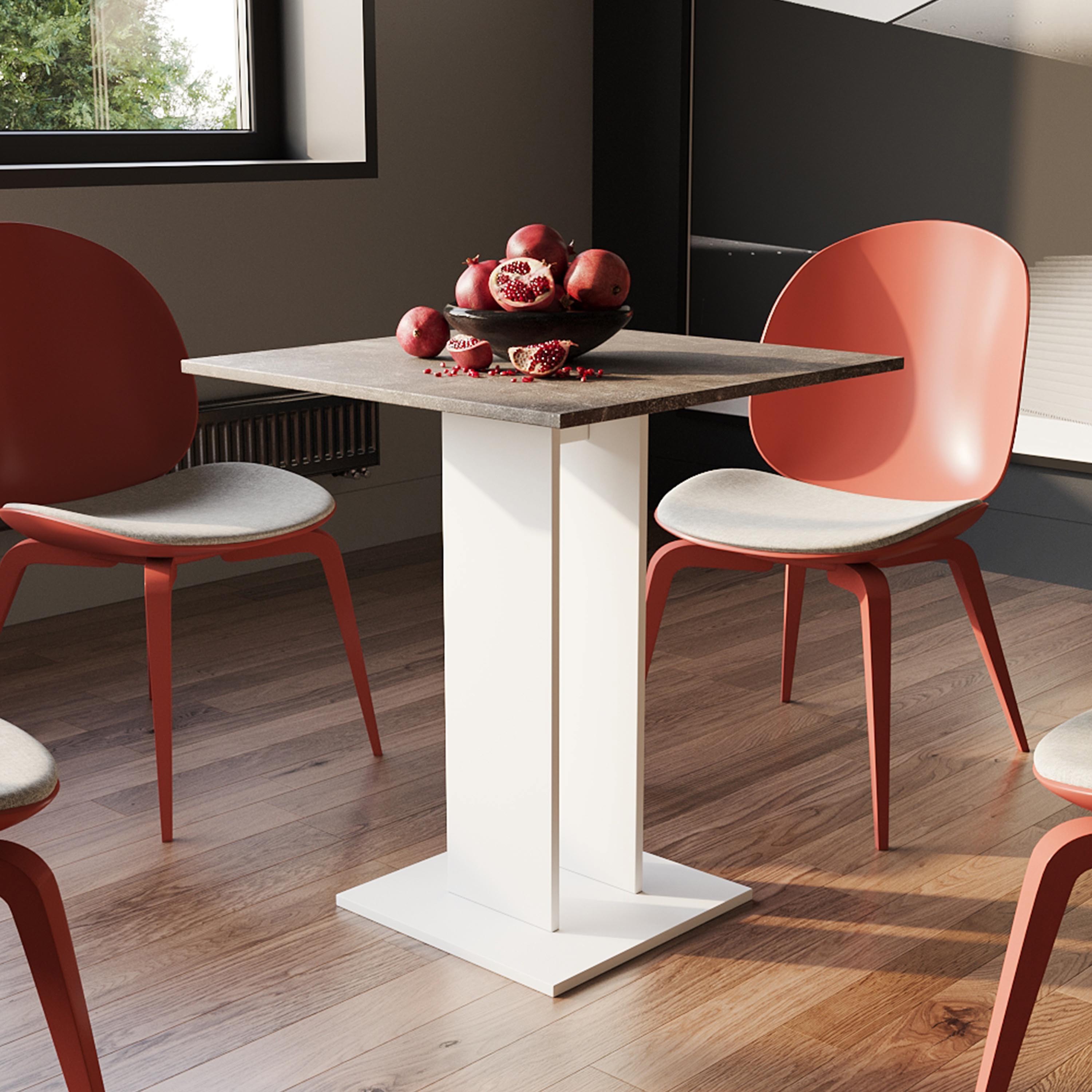 Изображение товара Стол квадратный Трия тип 1 65x65 см ЛДСП цвет бетон