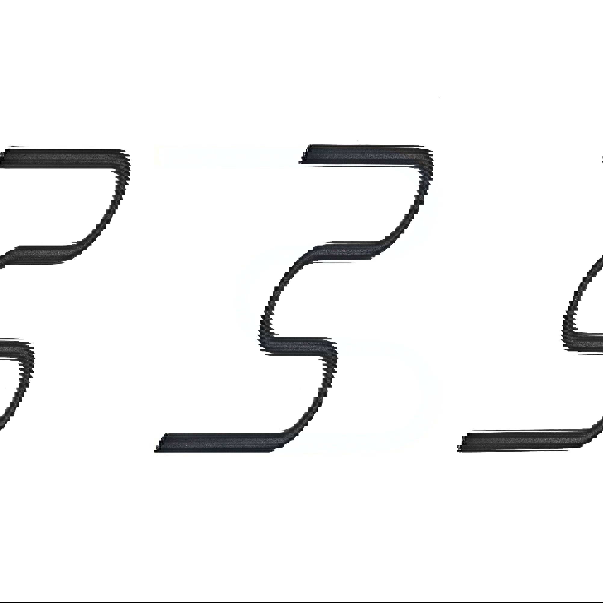 Изображение товара Водяной M-образный полотенцесушитель Волпро 53x50 см черный матовый Россия