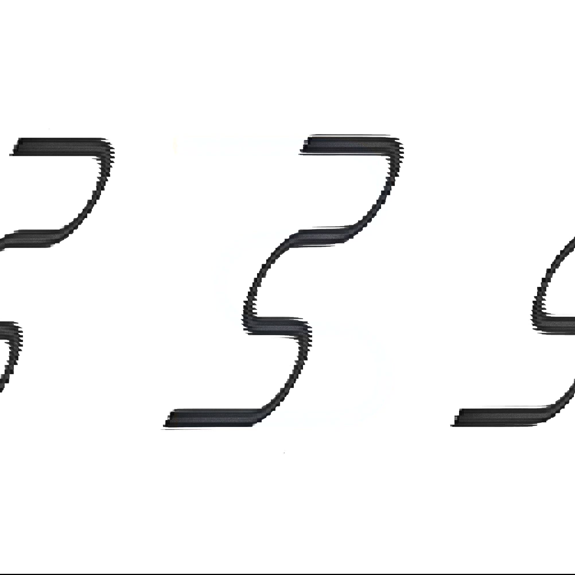 Изображение товара Водяной M-образный полотенцесушитель Волпро 53x40 см сталь оцинкованная черный матовый