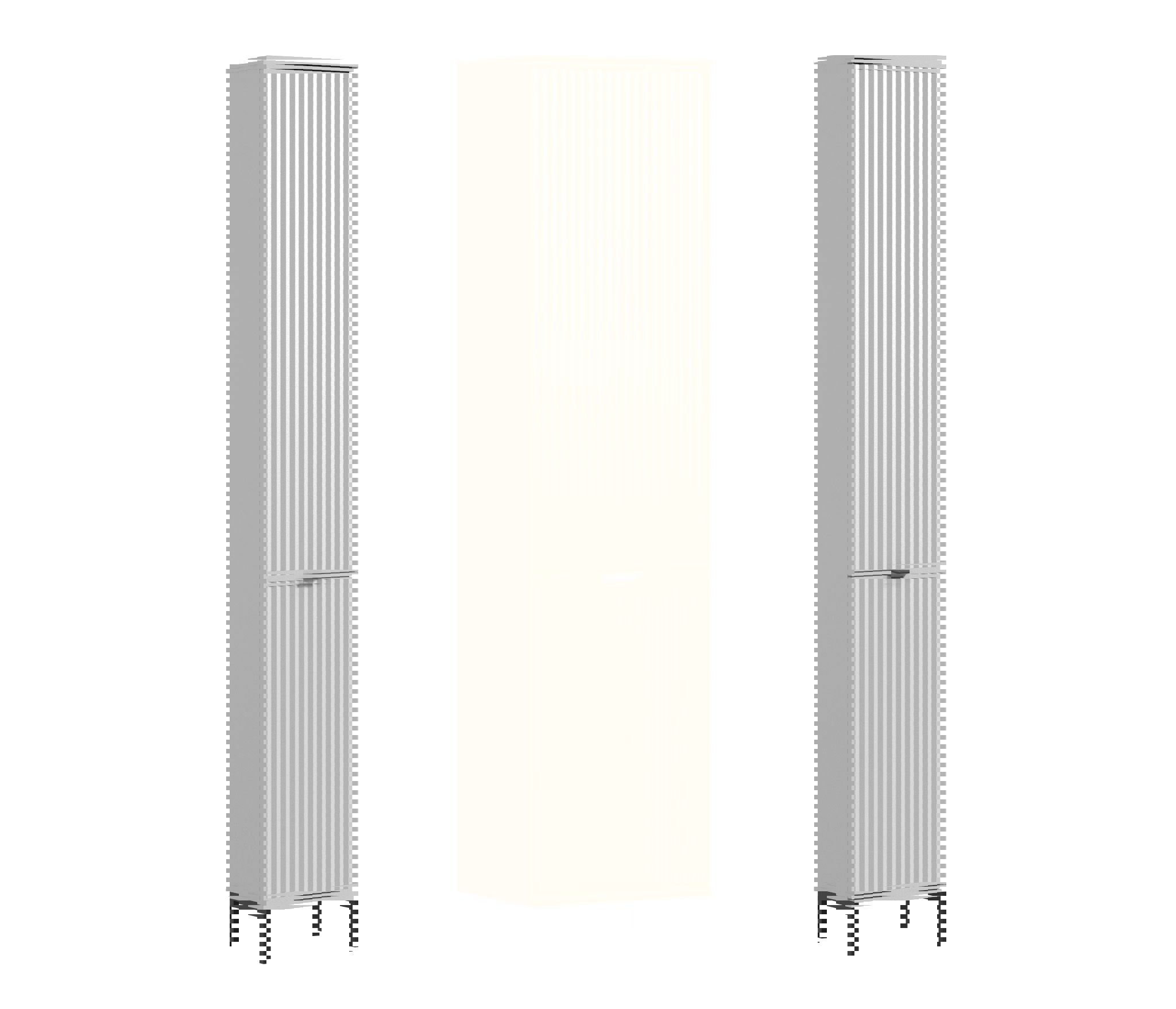 Изображение товара Шкаф распашной Столплит Турин 50x216x39 см цвет кашемир