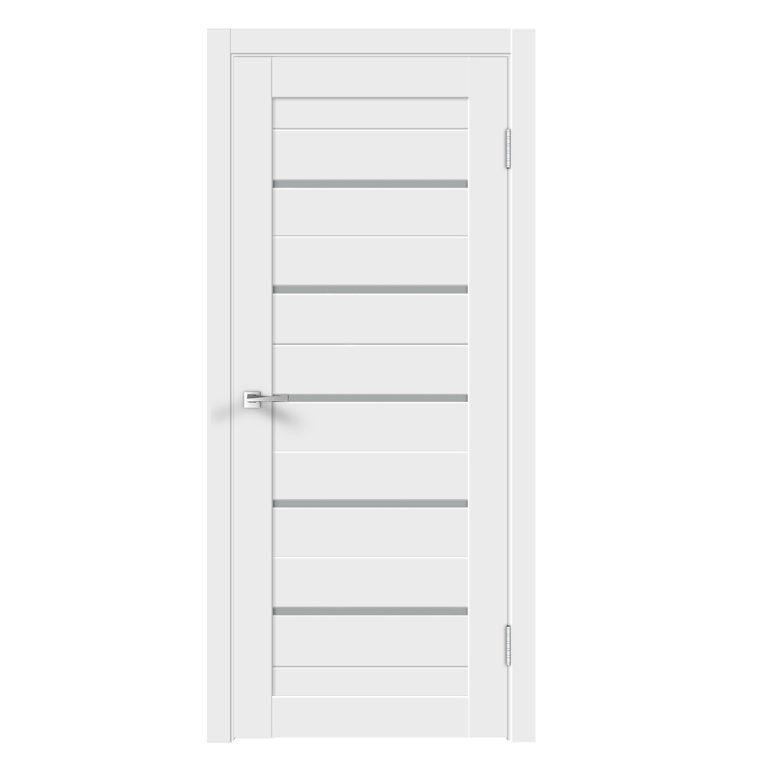 Изображение товара Дверь Velldoris Xline 15 остеклённая 200x60 см, эмалит белый