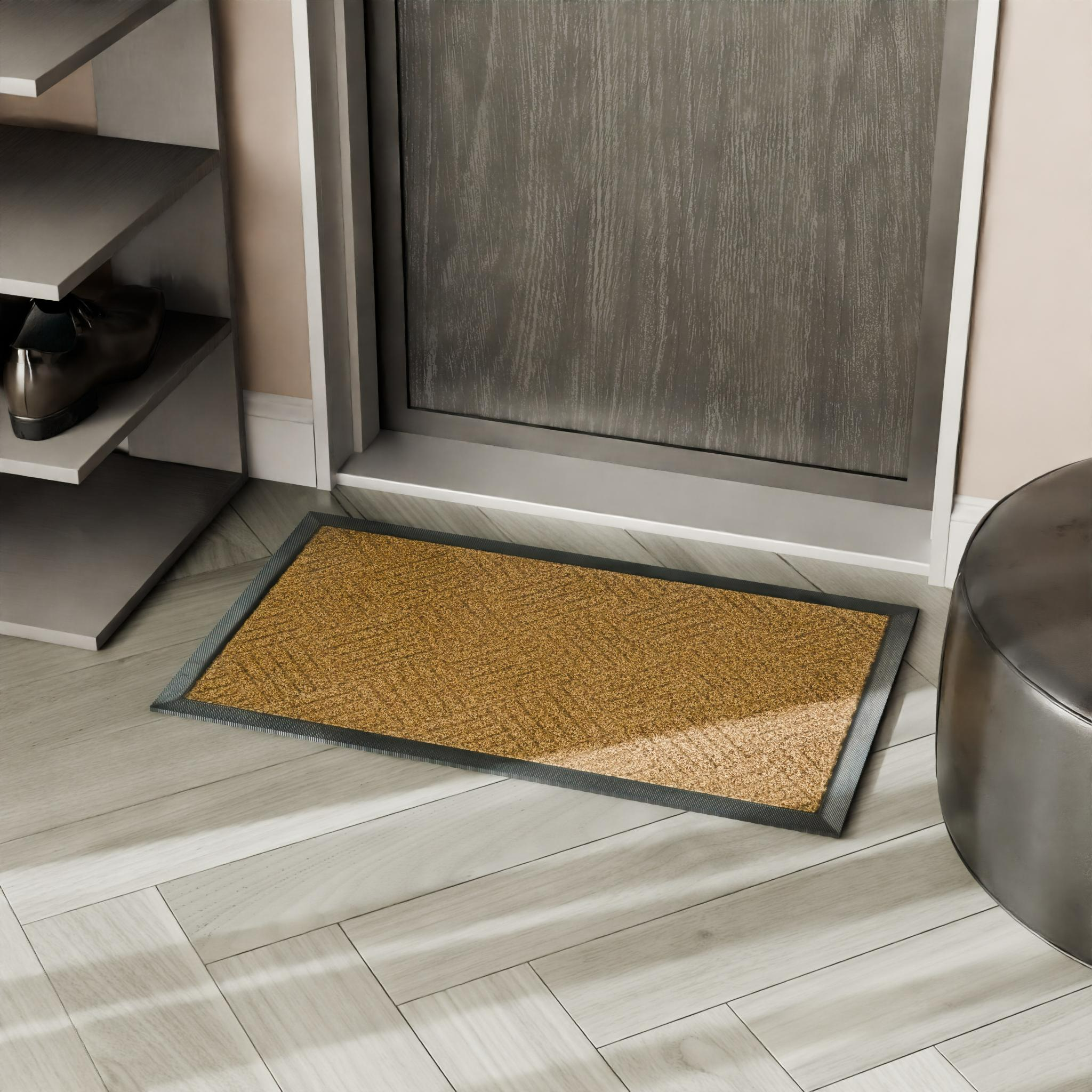 Изображение товара Грязезащитный коврик Травка 45x75 коричневый полипропилен