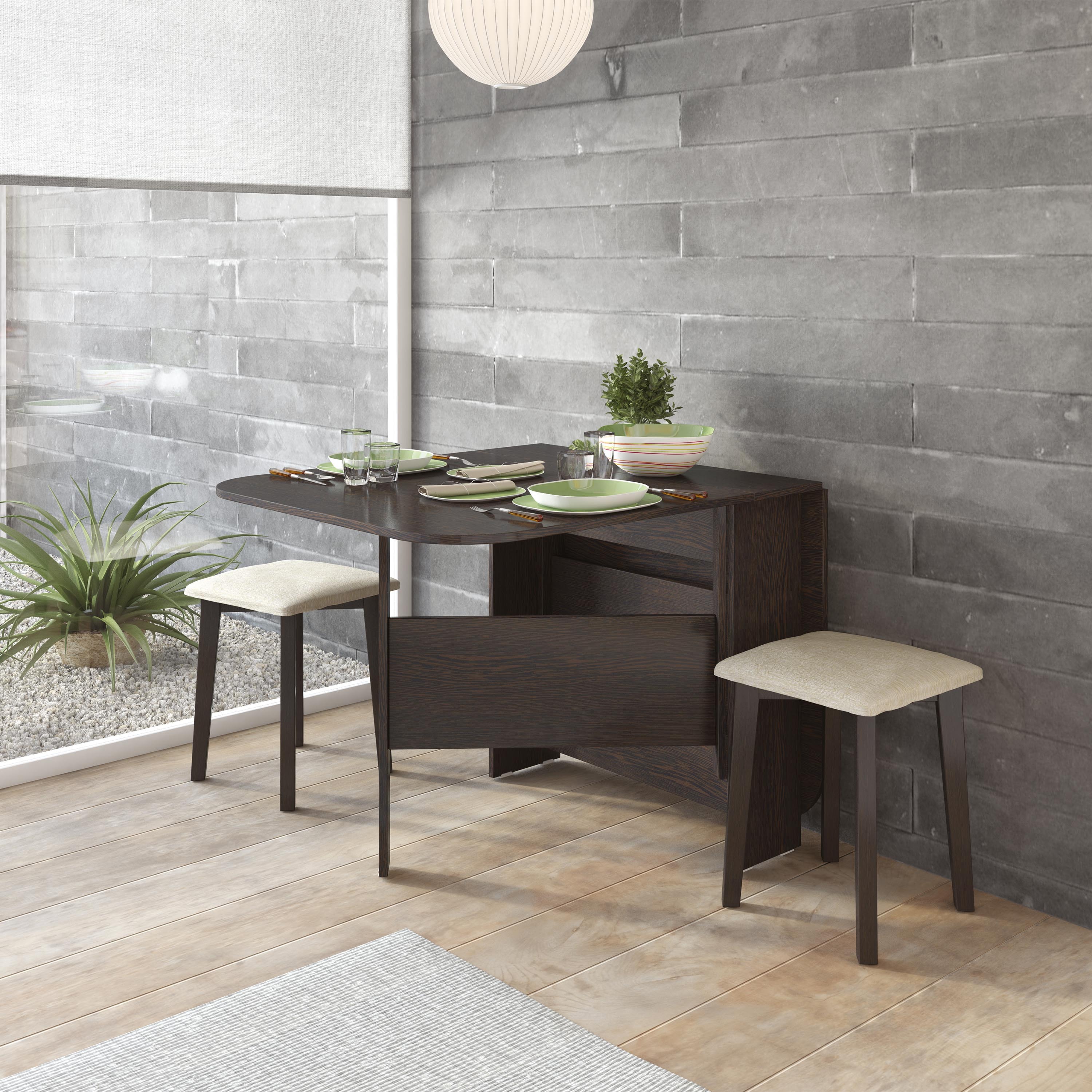 Изображение товара Кухонный стол ТриЯ 41285 160x80 см цвет венге