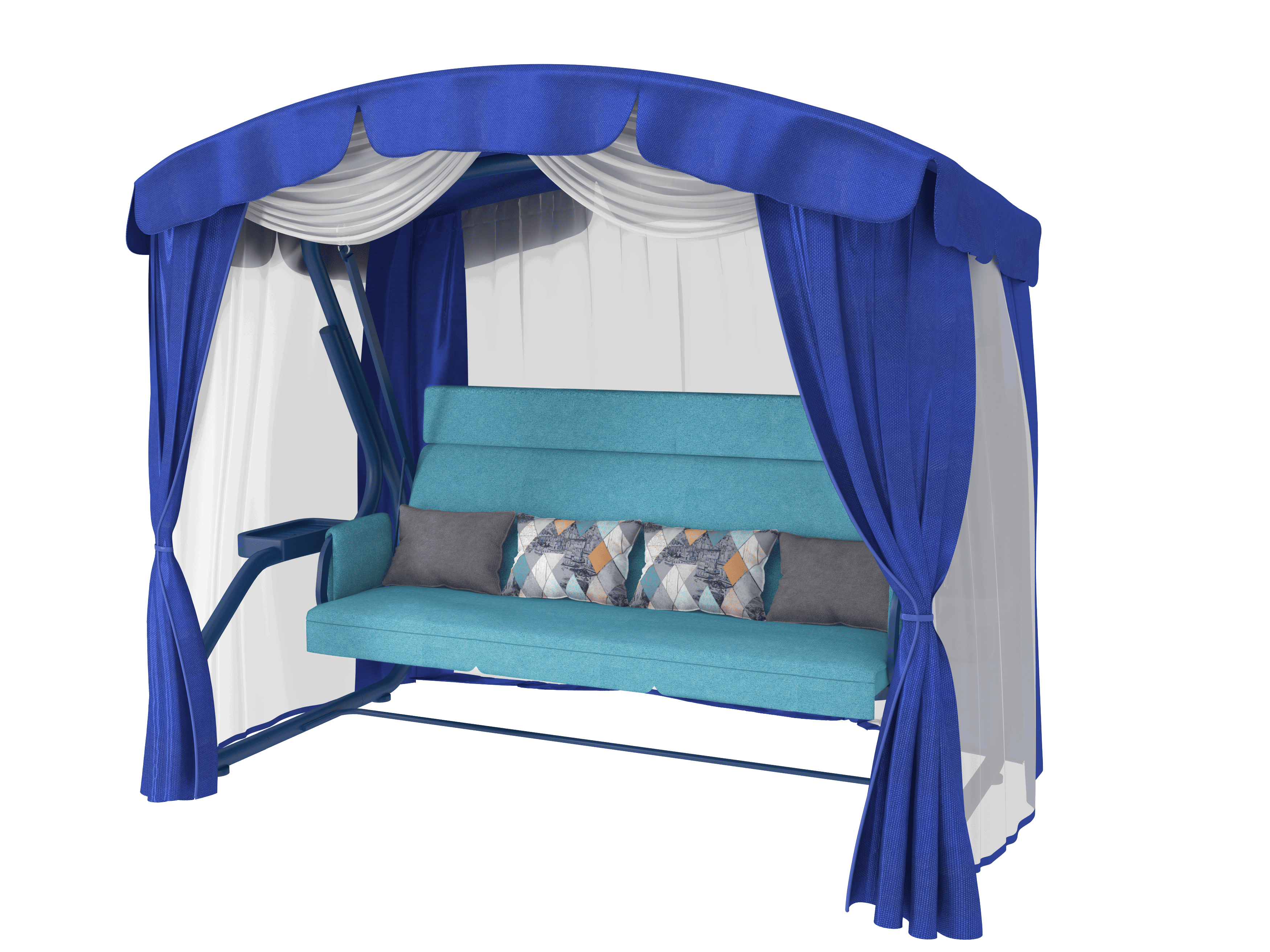 Изображение товара Качели садовые Redford Бригантина Люкс 4-х местные до 400 кг