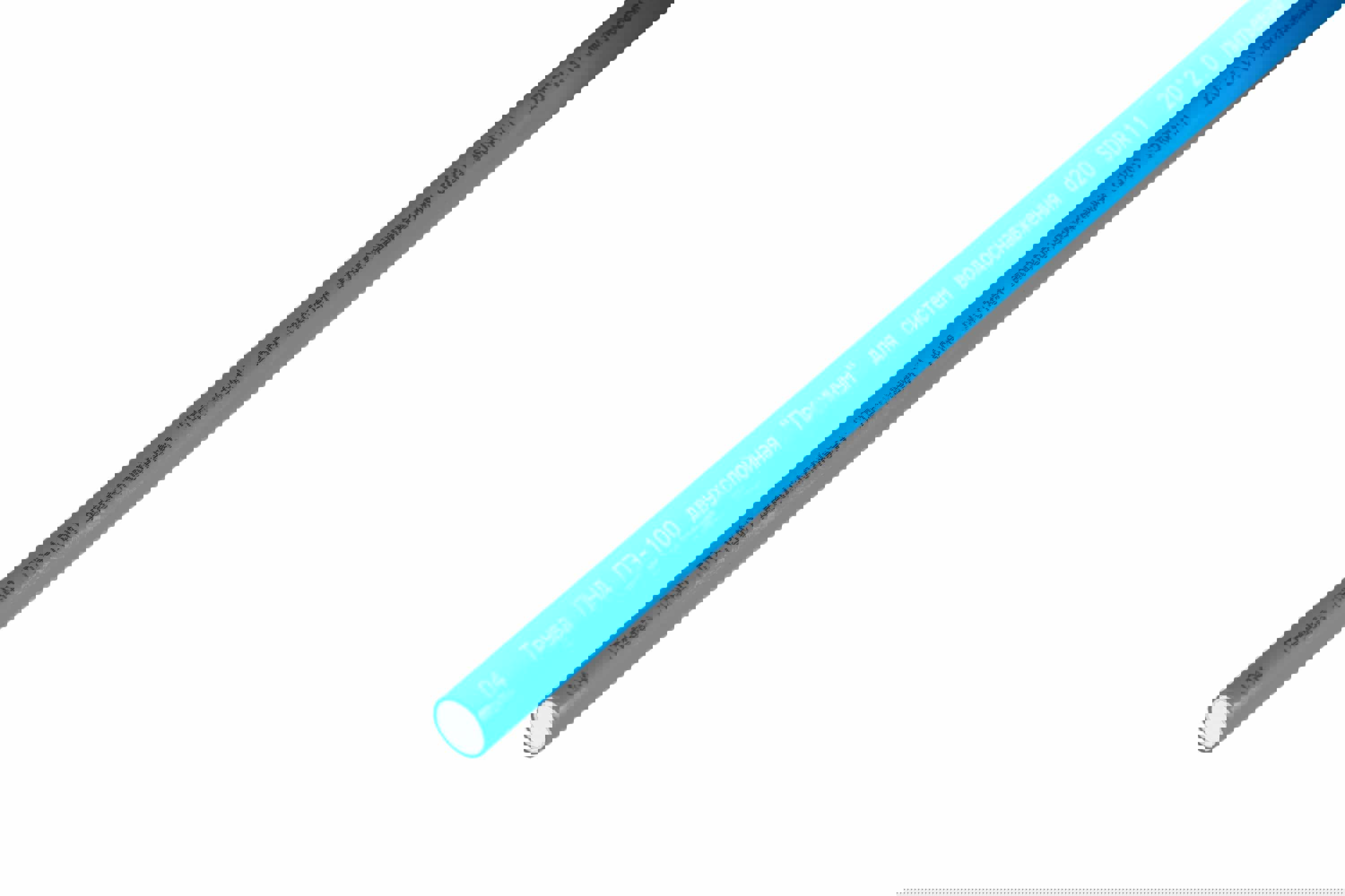 Изображение товара ПНД труба Технопласт Pe 100 20x2 мм бухта 50 для водоснабжения