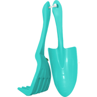 Изображение товара Набор садовых инструментов In garden 2 предмета: лопатка и грабельки зеленый