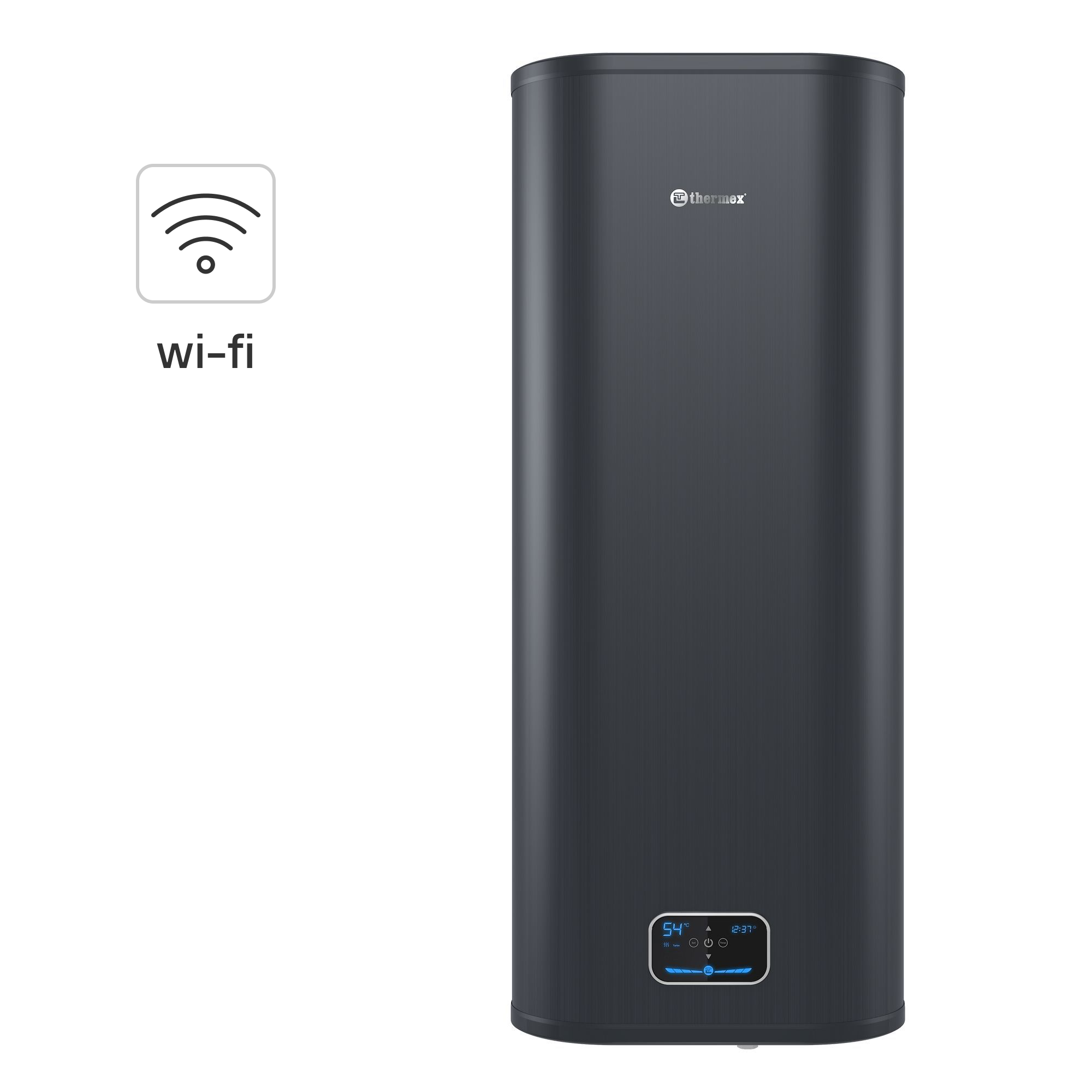 Изображение товара Накопительный водонагреватель Thermex ID 151 114 100л Wi-Fi 2кВт нержавеющая сталь