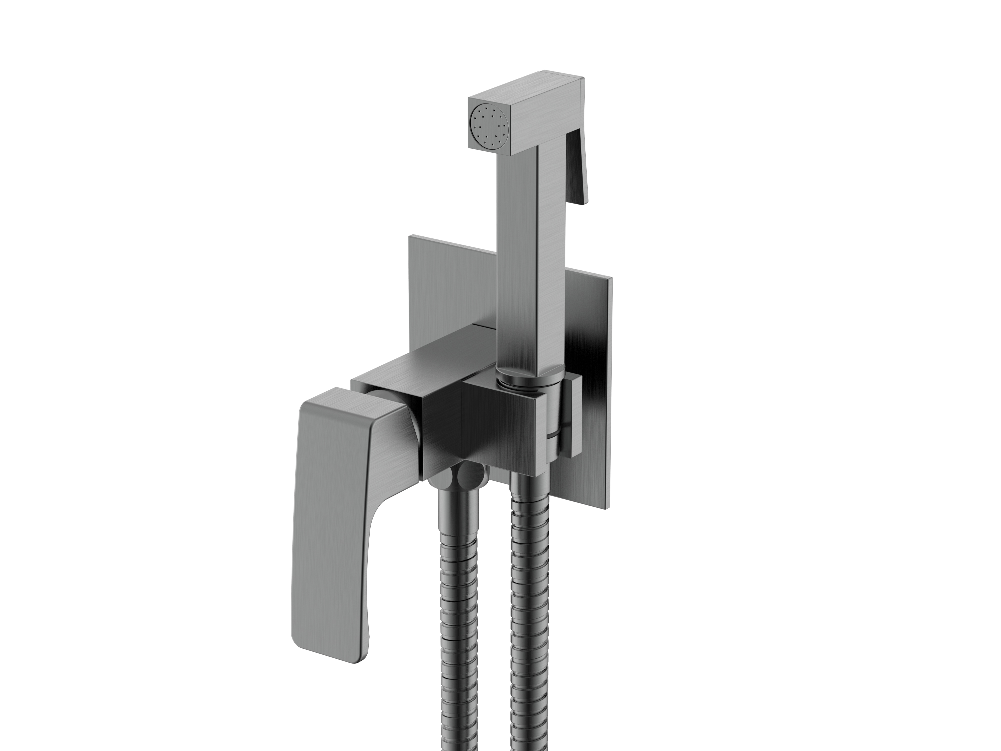 Изображение товара Смеситель для гигиенического душа Raglo R01.52.09 графит современный дизайн