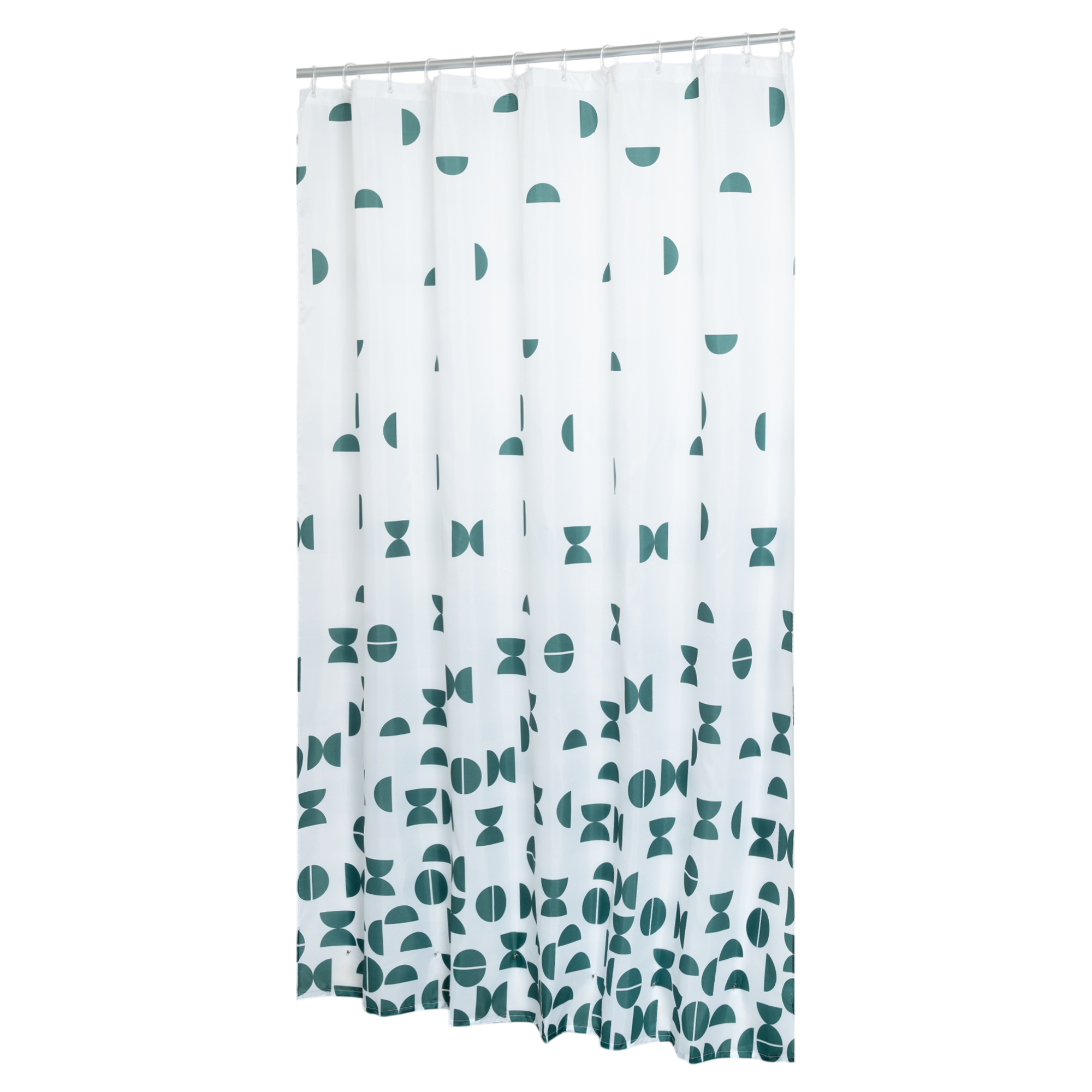 Изображение товара Штора для ванной Swensa Lary SWC-95-39-GRN 200x180 см полиэстер водоотталкивающая