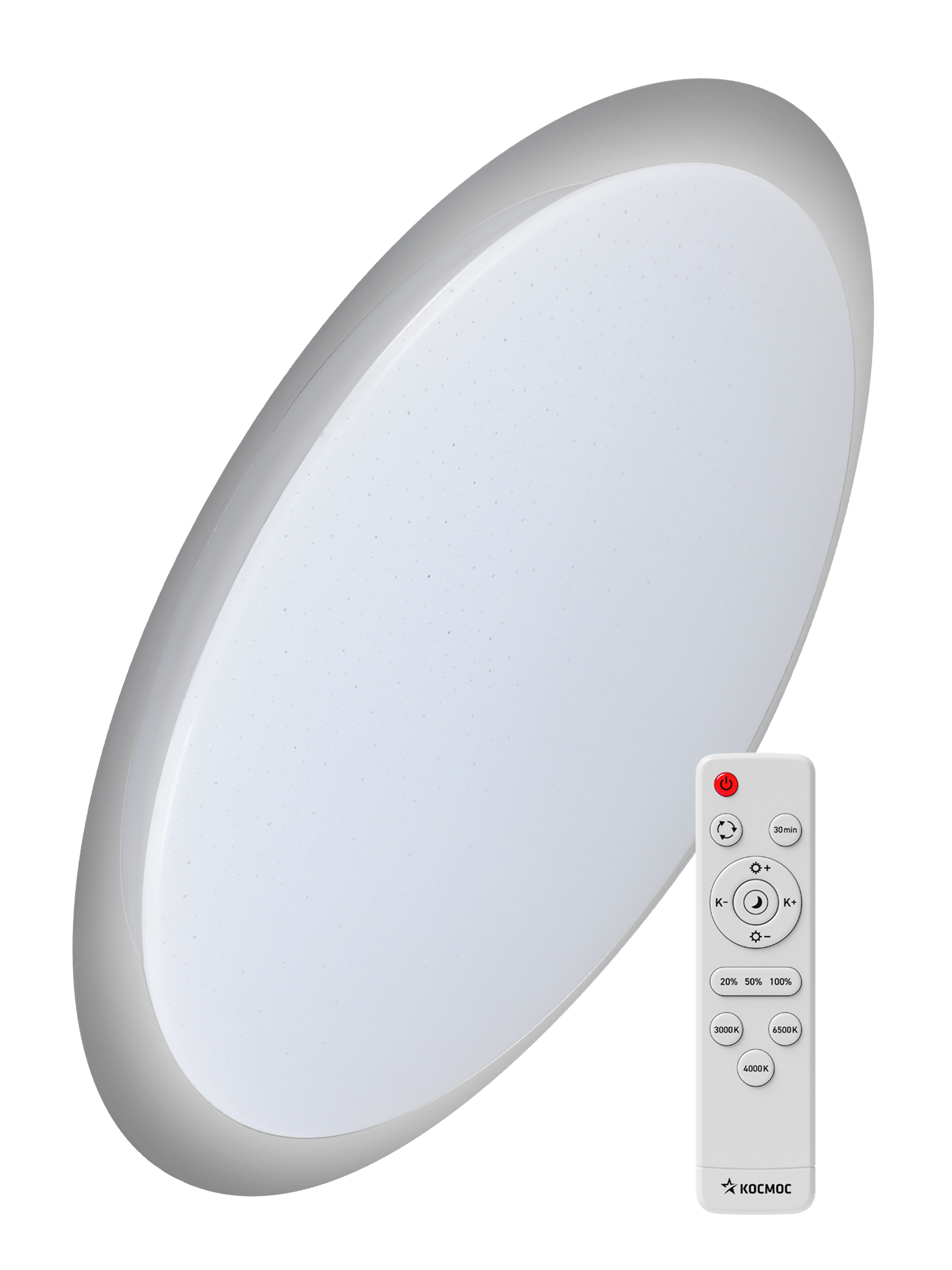 Изображение товара Настенно-потолочный светодиодный светильник Космос Galaxy с пультом управление 55 Вт 25 м² белый