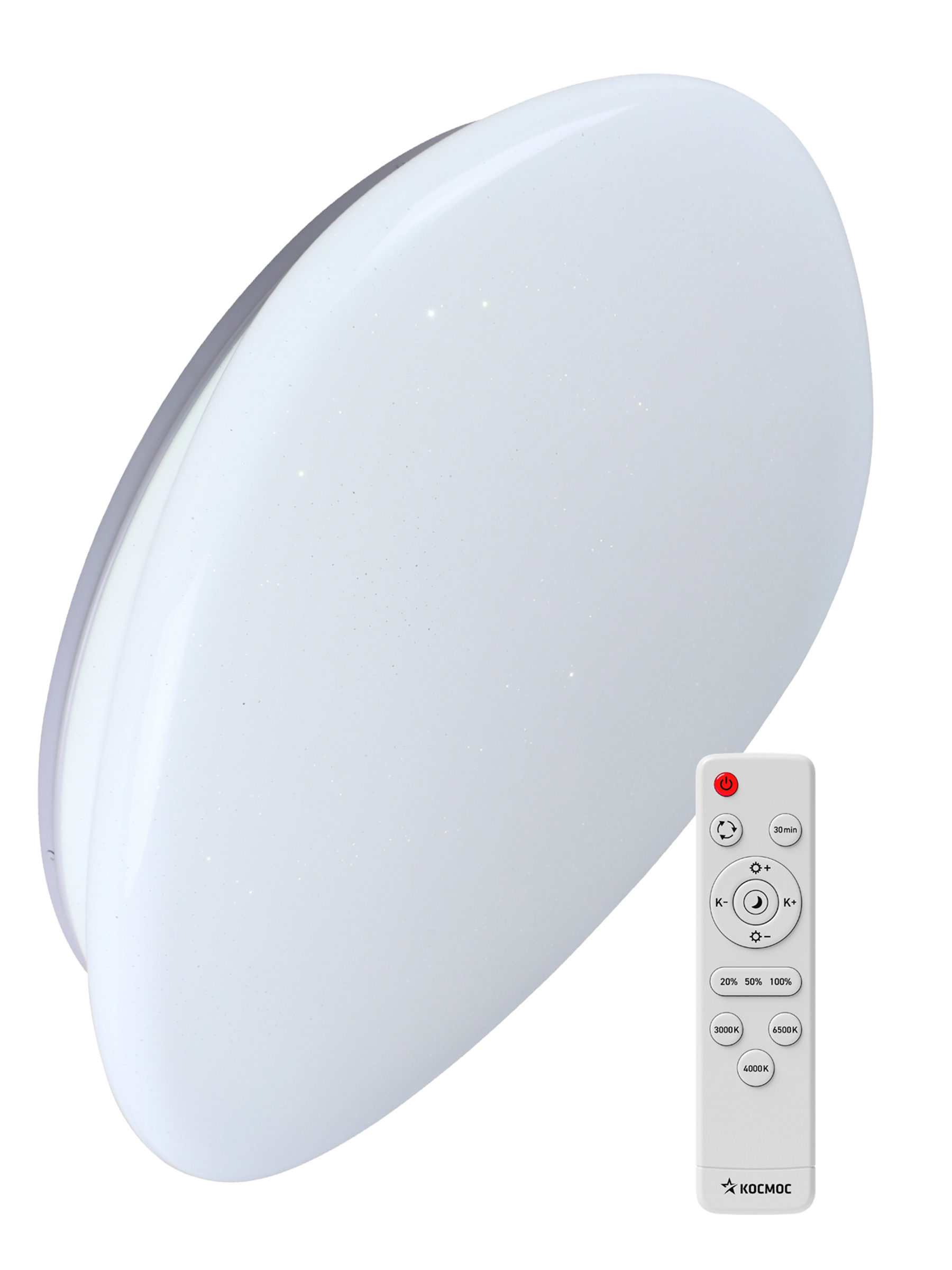 Изображение товара Светильник настенно-потолочный светодиодный Космос Ksston75w с пультом управления