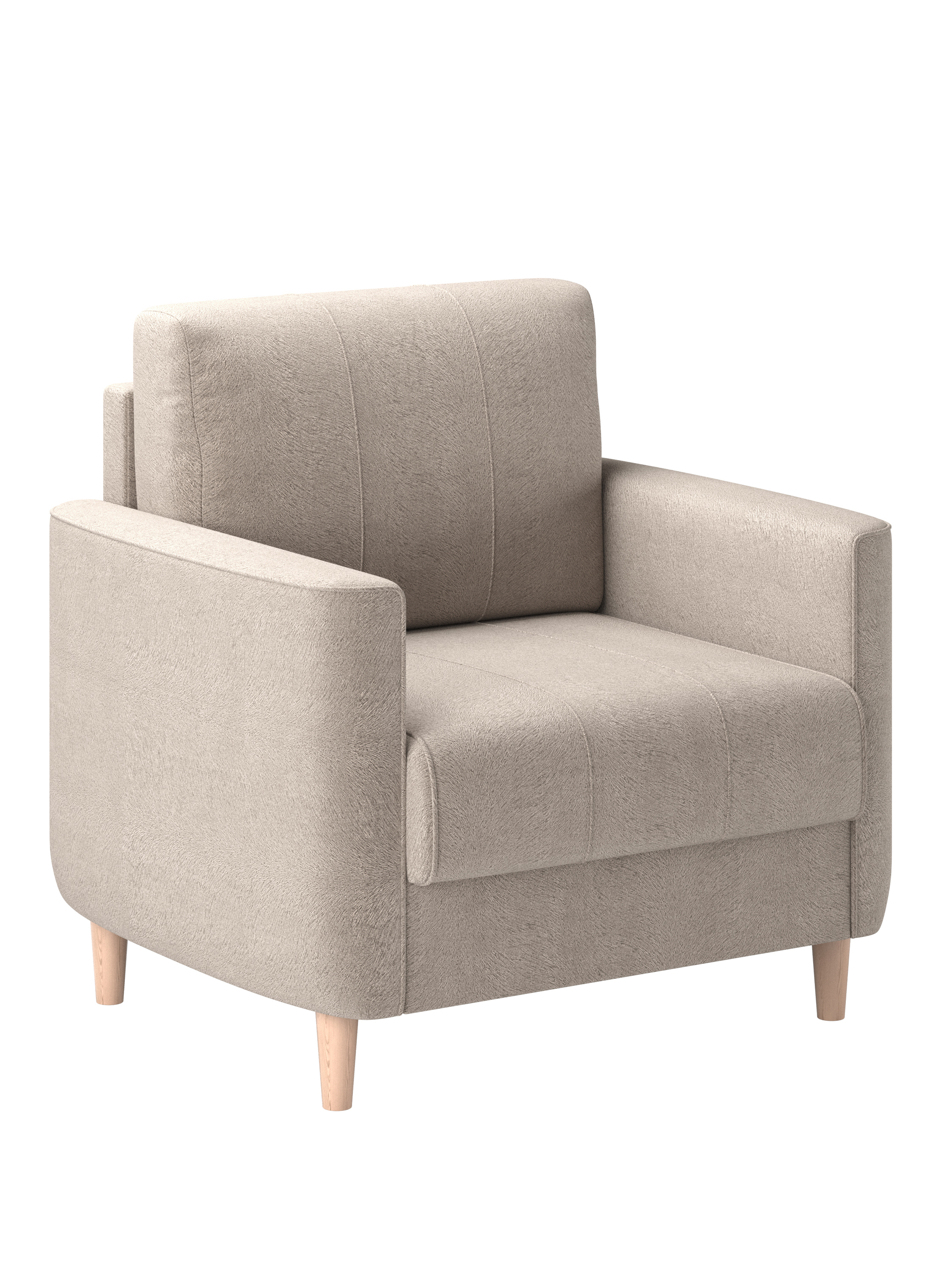 Изображение товара Кресло Ami Марсель ami 314943741 82x86x80 см искусственная замша цвет бежевый