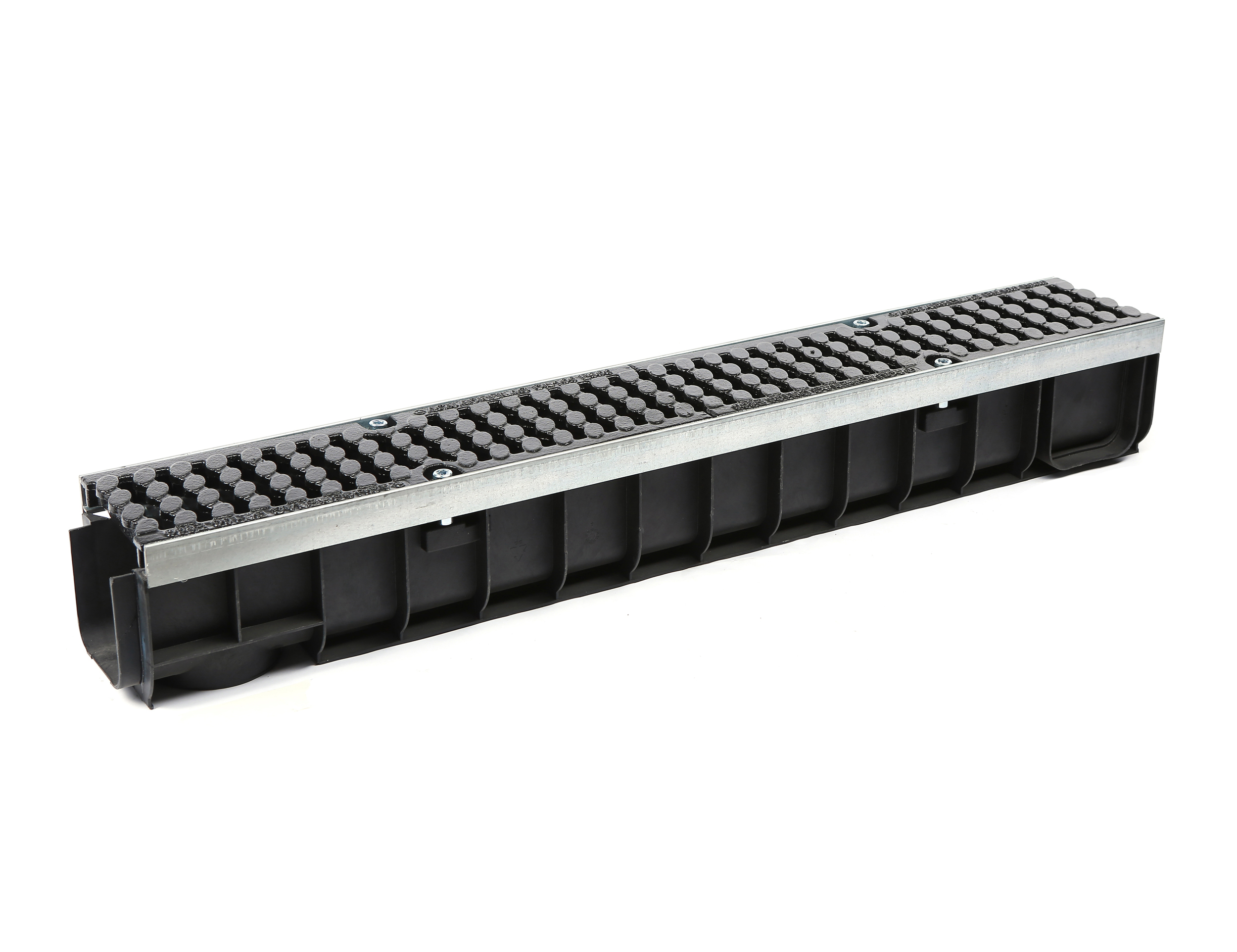 Изображение товара Лоток водосточный Aquadrenag Protect D400 черный 1000x152x125мм