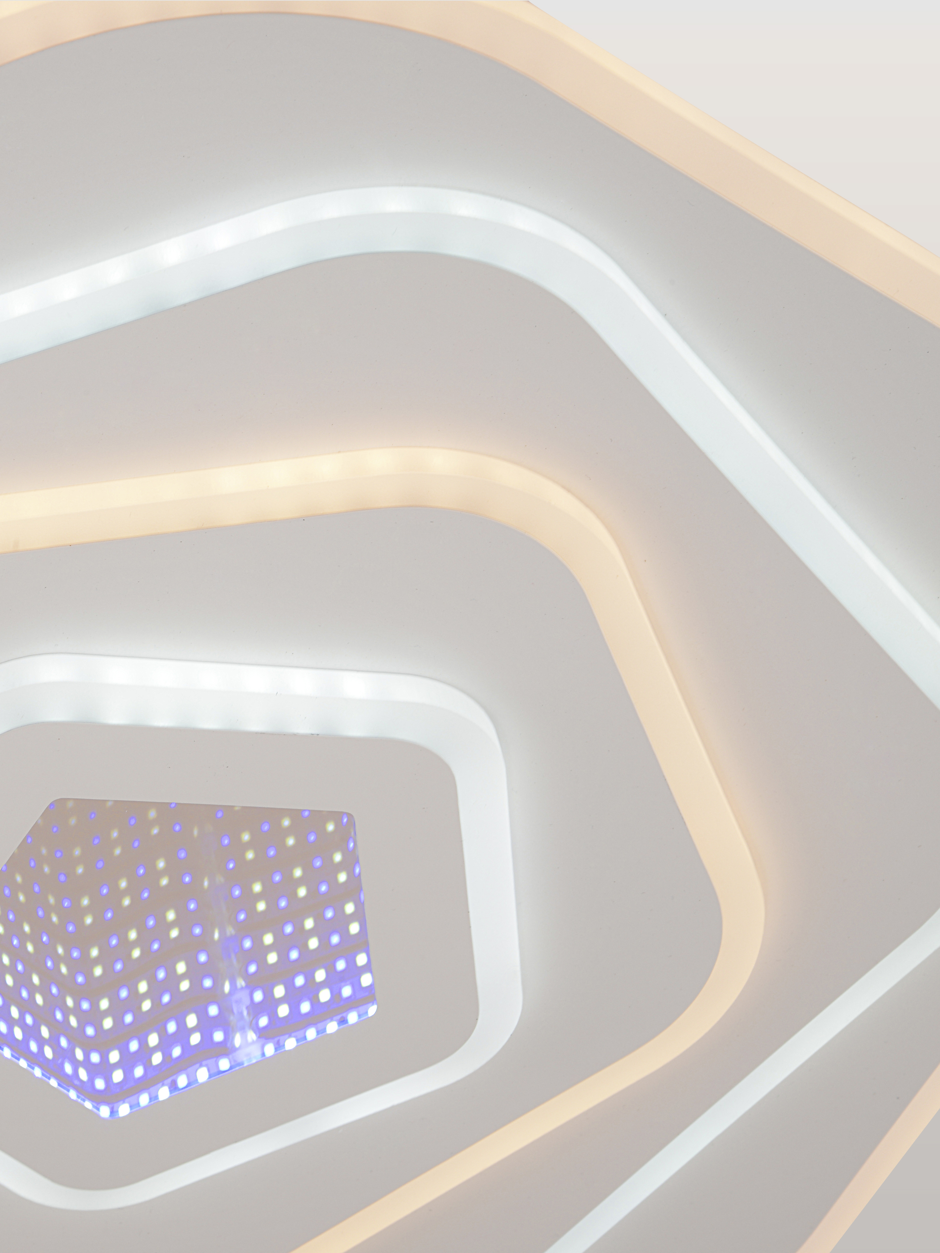 Изображение товара Люстра потолочная светодиодная Natali Kovaltseva 81111/4C Palace с пультом управления 20 м² регулируемый белый свет цвет белый