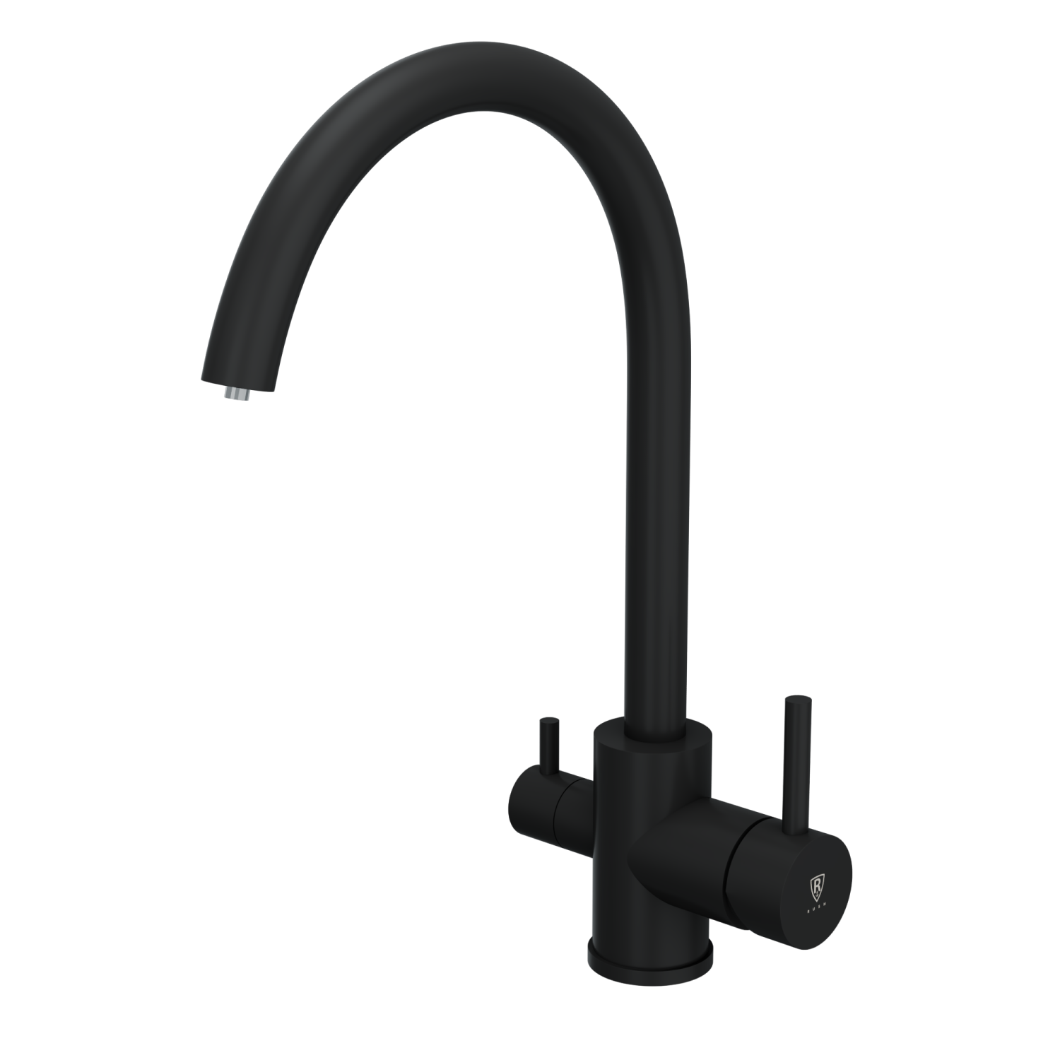 Изображение товара Смеситель для кухонной мойки RUSH SUS9035-37Black с фильтром