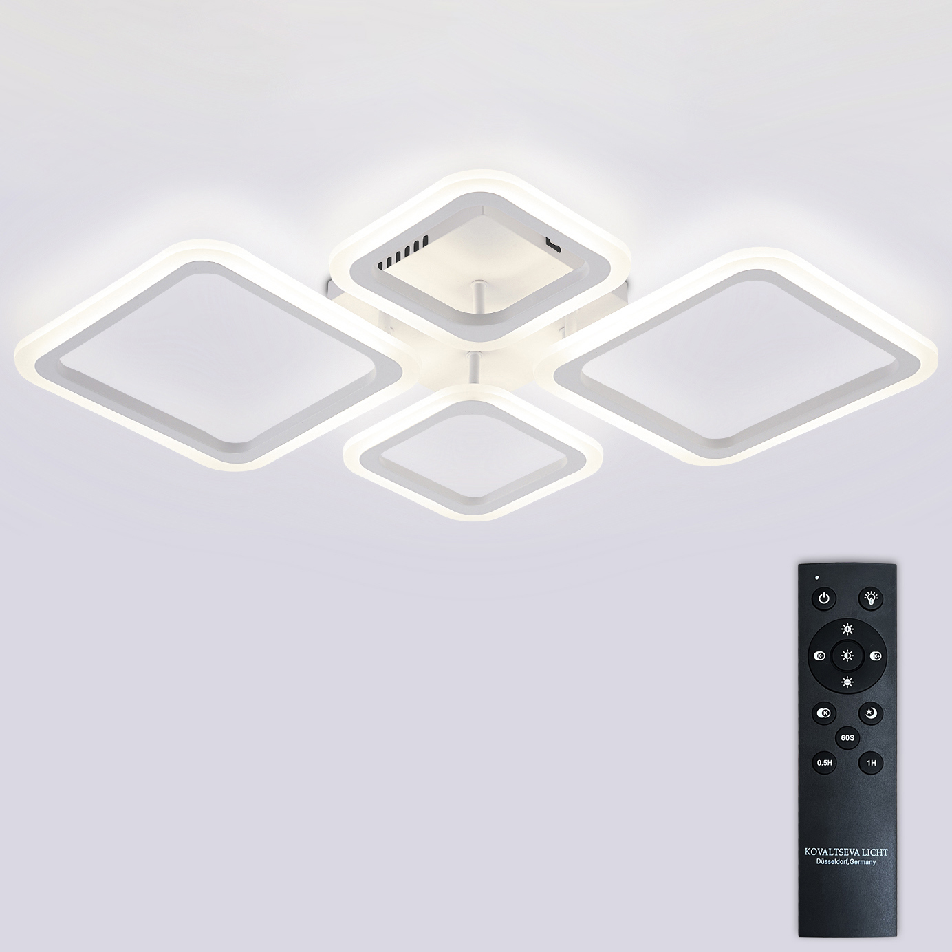 Изображение товара Люстра потолочная светодиодная Natali Kovaltseva Opti с пультом управления