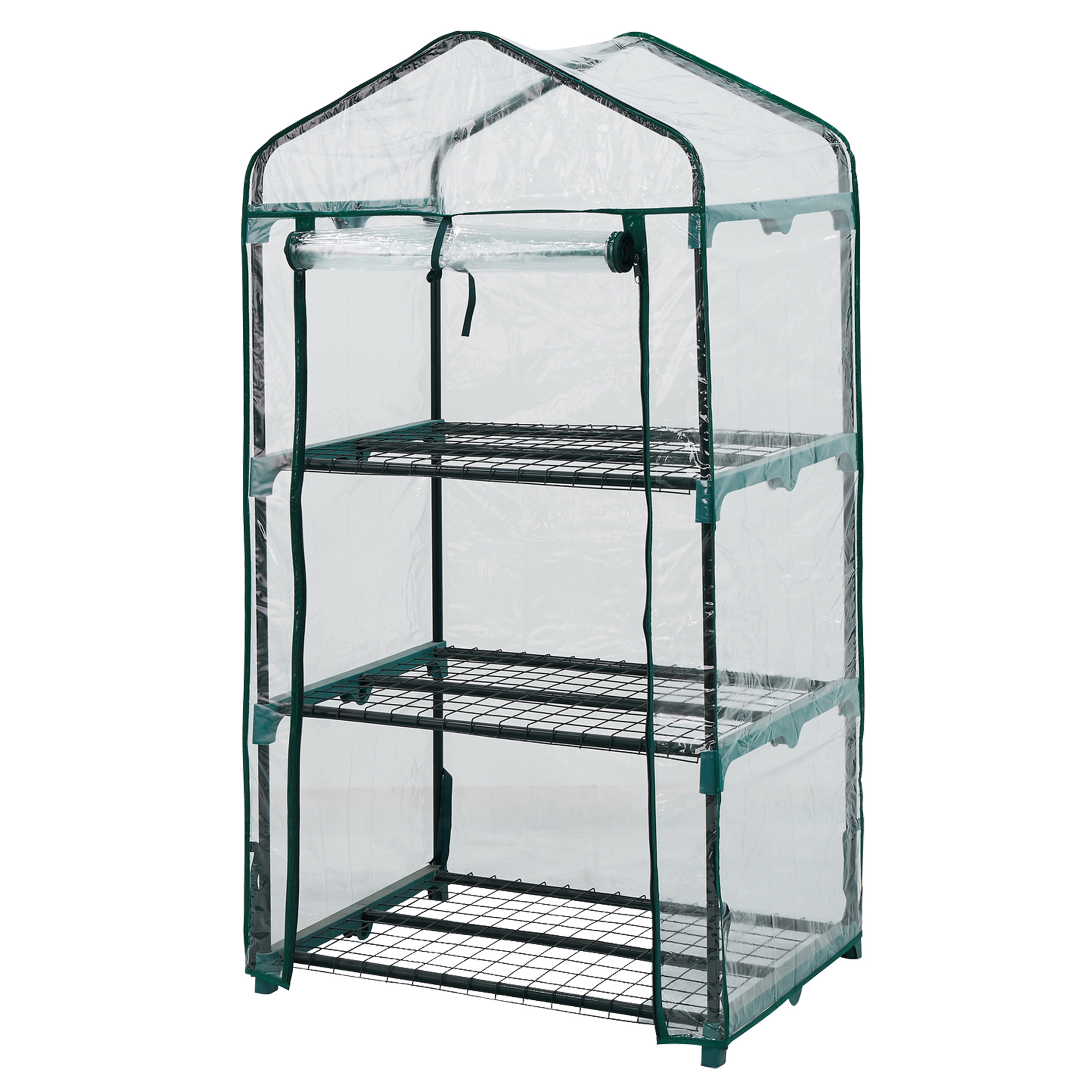 Изображение товара Балконная теплица Маргарита пластик/металл 700x75 мм цвет зеленый