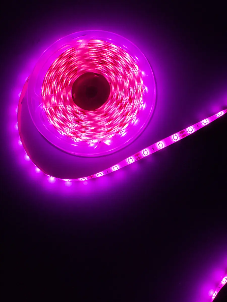Лента светодиодная для растений, 9 Вт, красно-синий спектр