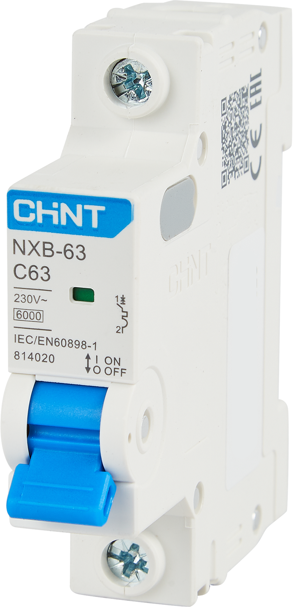 Изображение товара Автоматический выключатель CHINT NXB-63 1P C63 А 6 кА