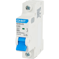 Изображение товара CHINT NXB 63 1P C50 А 6 кА автоматический выключатель