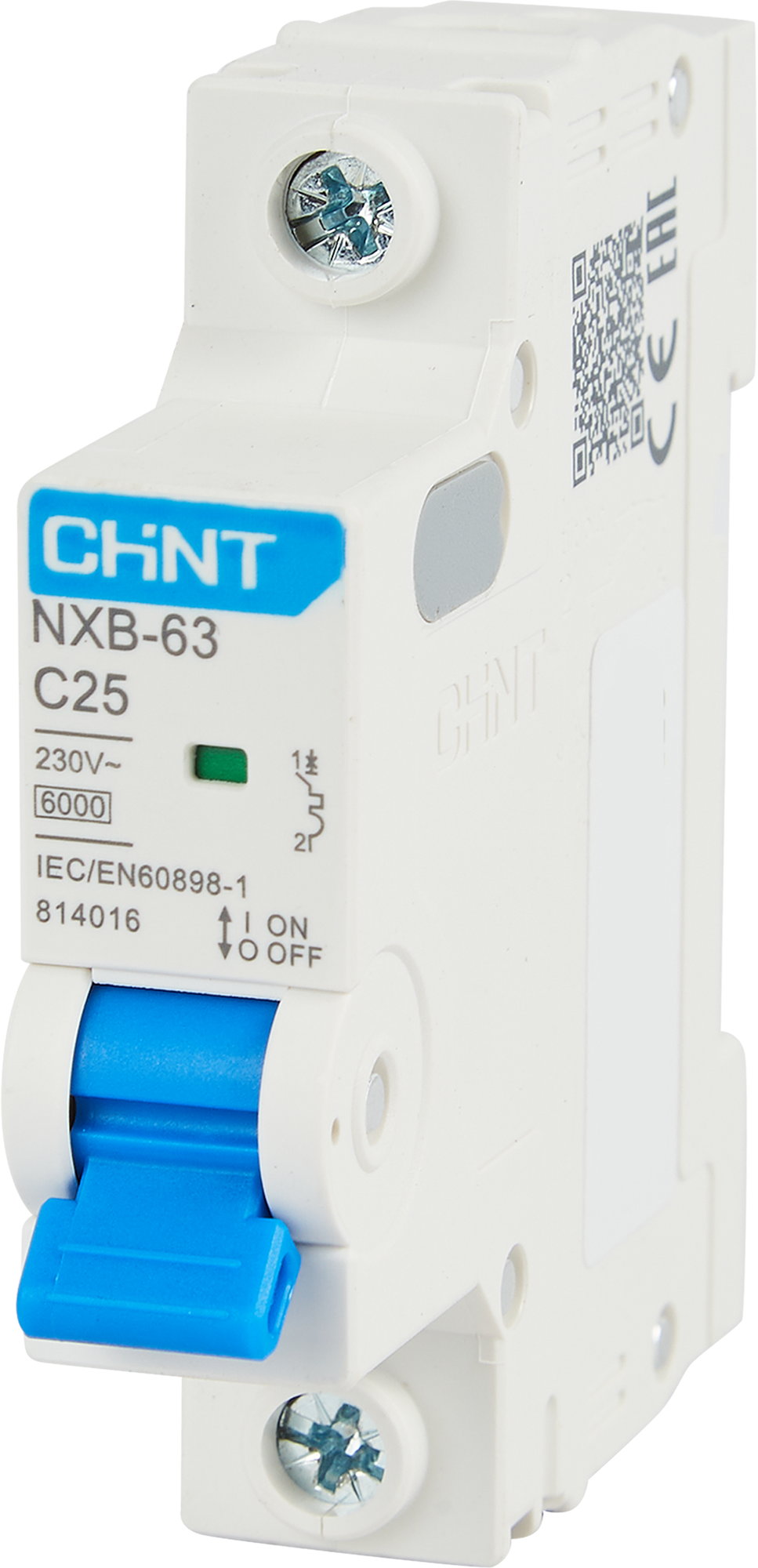 Изображение товара Автоматический выключатель CHINT NXB-63 1P C25 А 6 кА