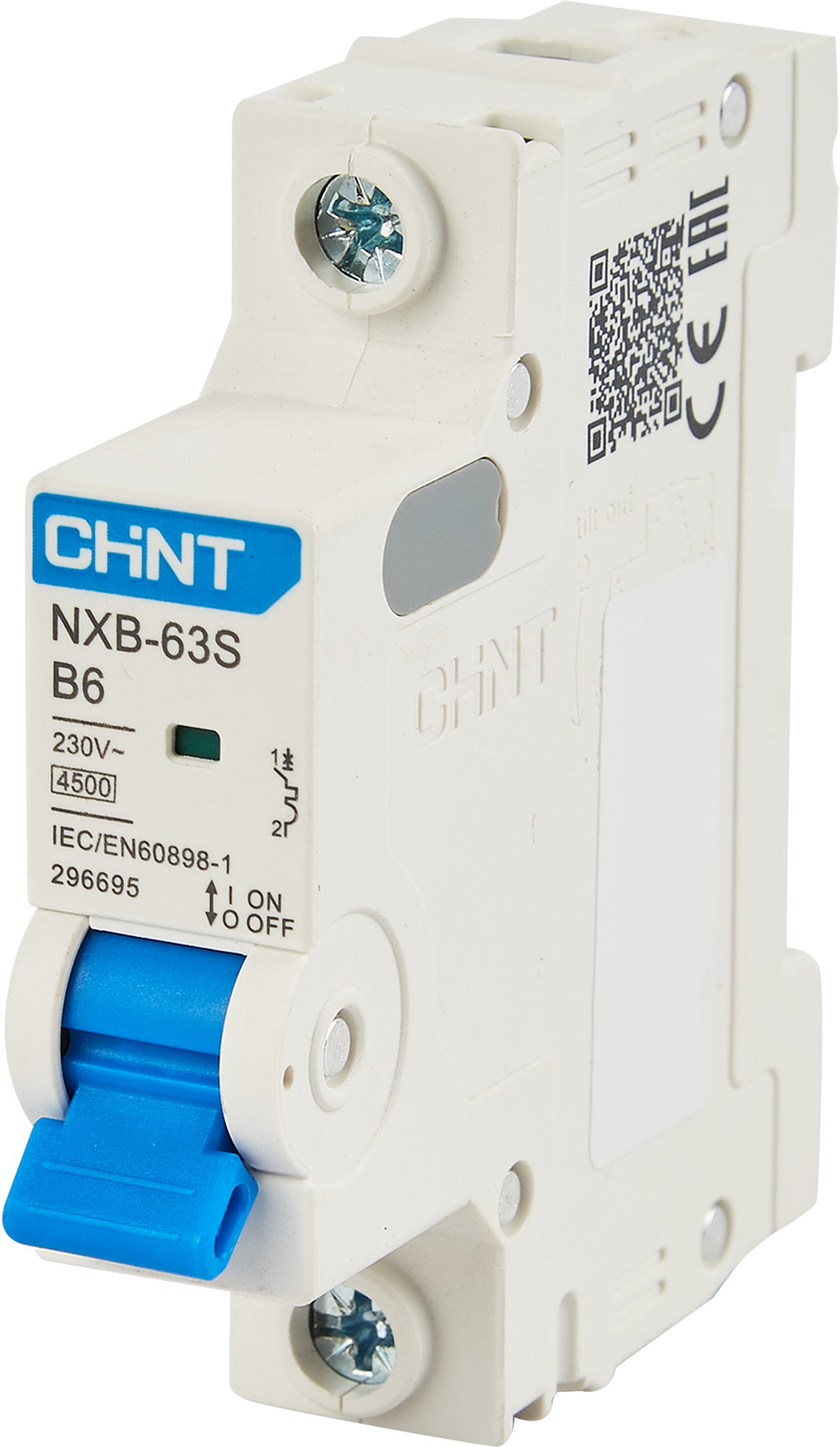 Изображение товара Автоматический выключатель CHINT NXB-63S 1P B6 А 4.5 кА