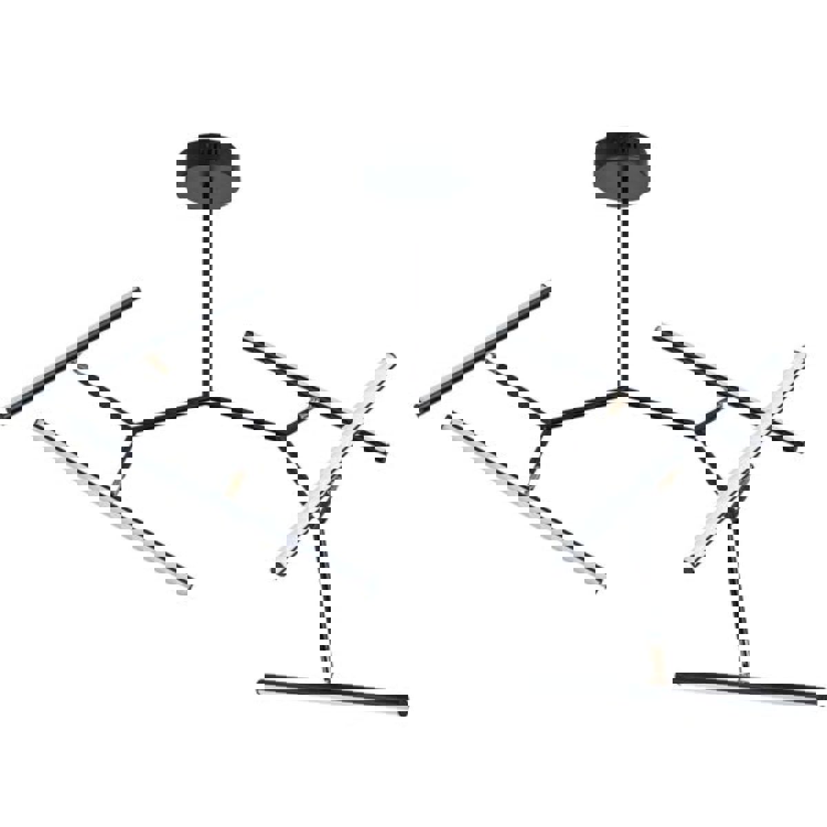 Изображение товара Подвесная светодиодная люстра Arte Lamp Zulu A2170PL-49BK с регулировкой направленности и пультом у