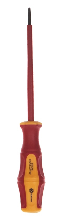 Изображение товара Отвертка прямая Кобальт 248-771 SL3x100 мм профессиональный инструмент