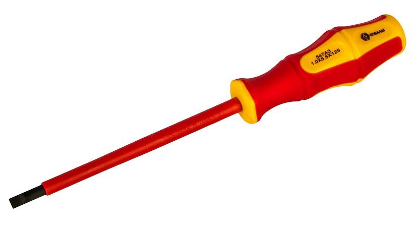 Изображение товара Отвертка прямая Кобальт 646-454 SL5.5x125 мм - высококачественный инструмент