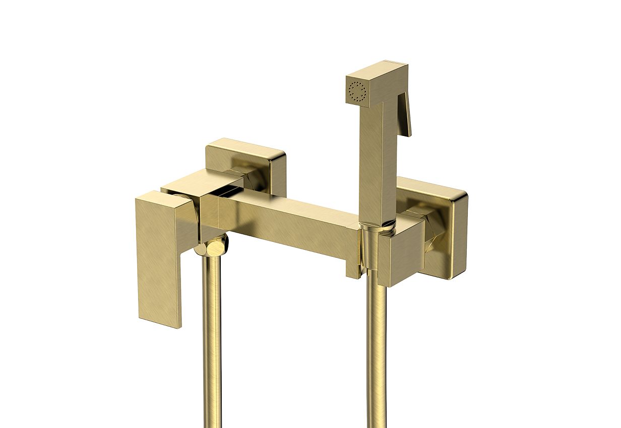 Изображение товара Смеситель для гигиенического душа SPLENKA ЗОЛОТОЙ САТИН S98.51.03