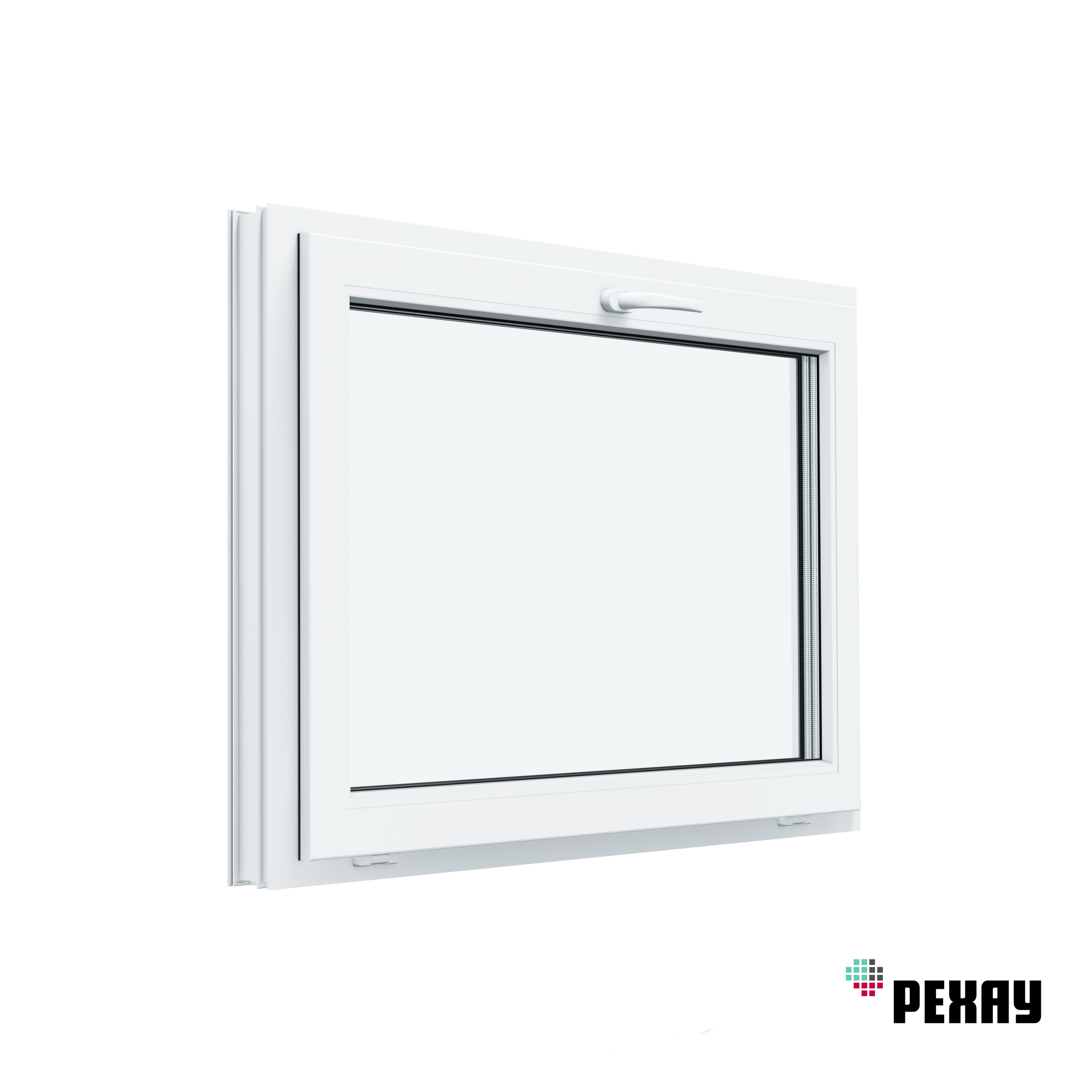 Изображение товара Окно ПВХ REHAU Blitz 60x105 фрамуга - двукамерный стеклопакет 32 мм Изображение товара Окно ПВХ REHAU Blitz 60x105 фрамуга - двукамерный стеклопакет 32 мм