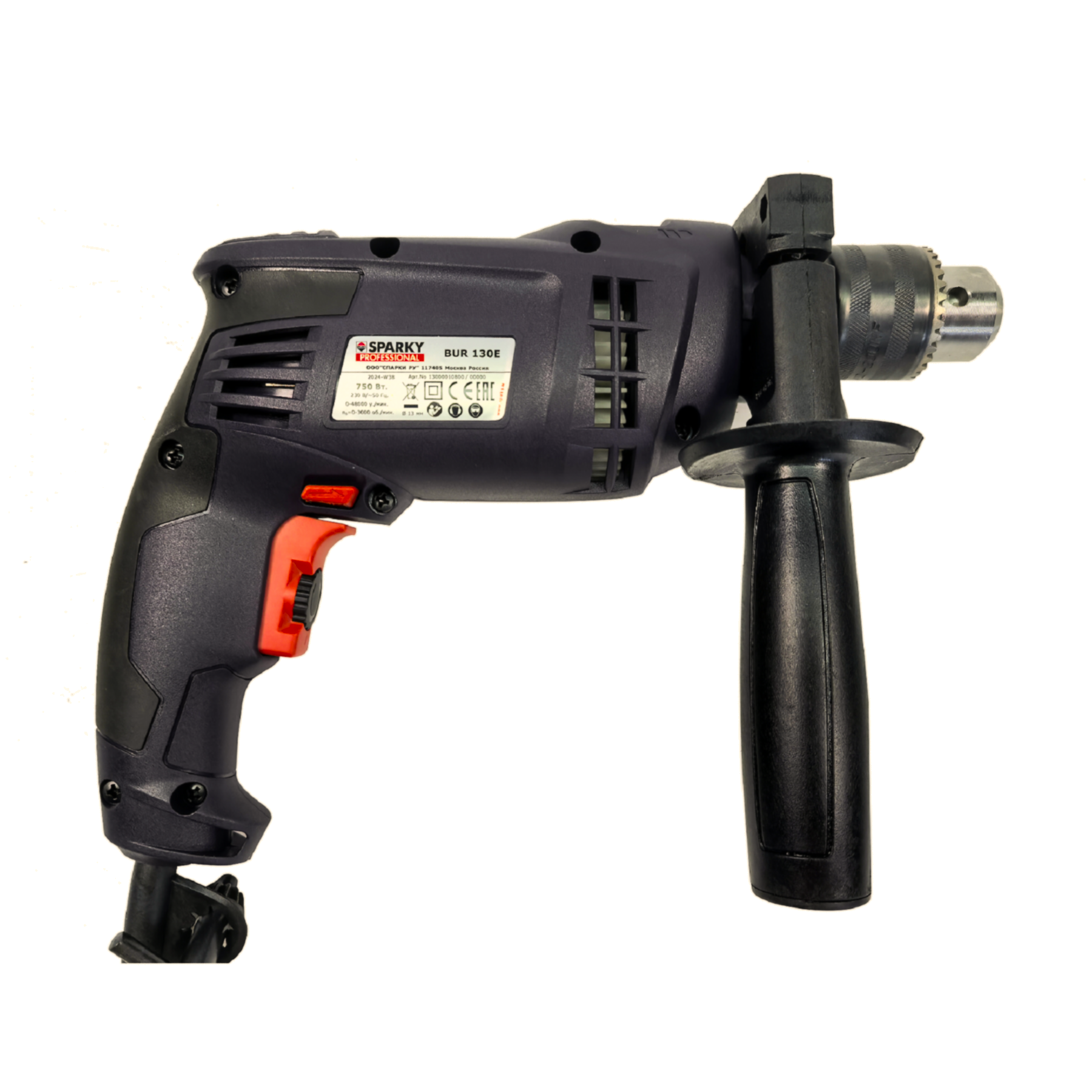 Изображение товара Дрель сетевая ударная Sparky BUR 130E, 750 Вт