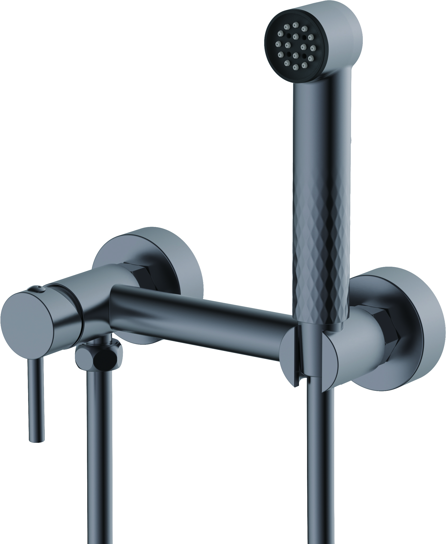 Изображение товара Смеситель для гигиенического душа SPLENKA S99.51.07 современный настенный серый