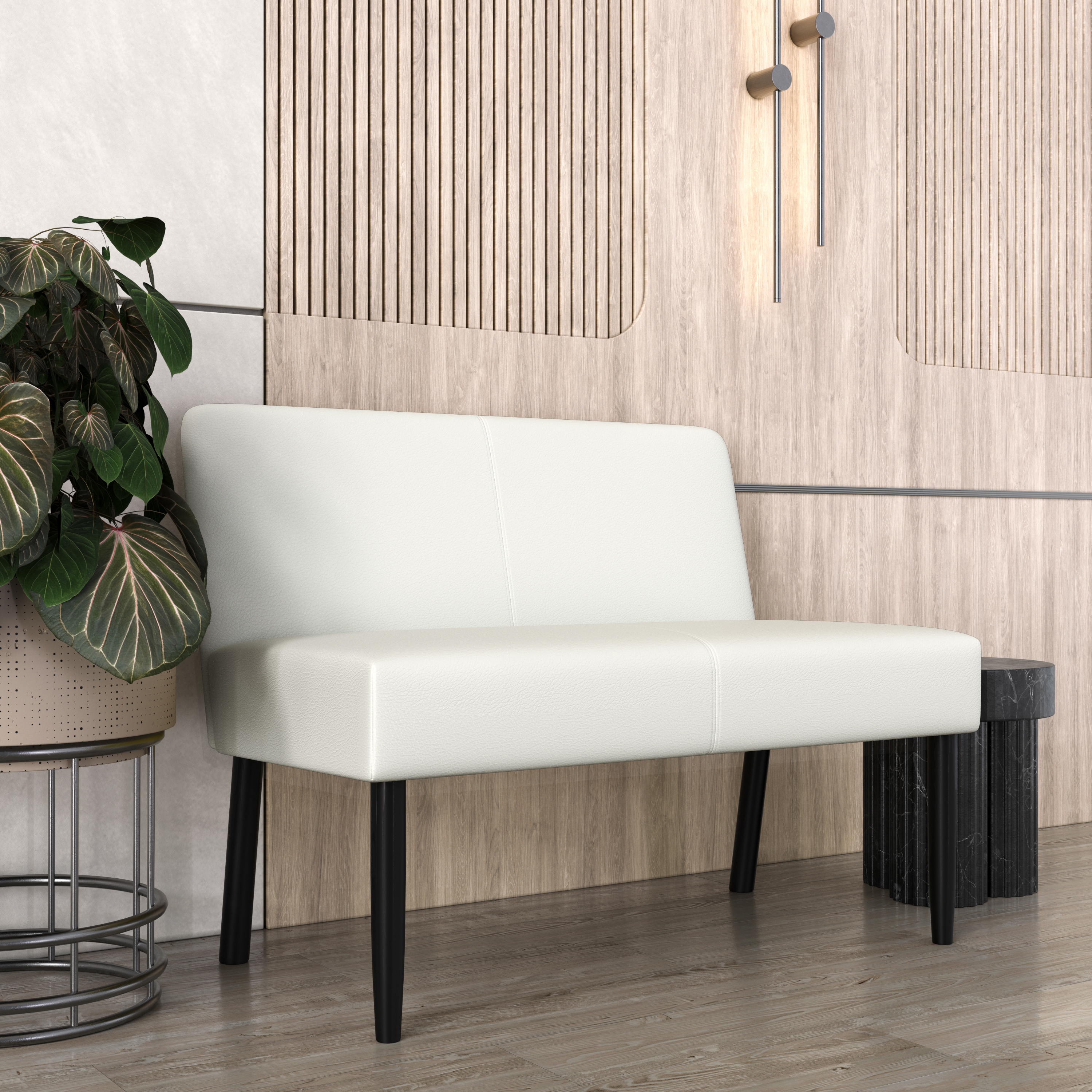 Изображение товара Диван Мюнхен SALON TRON из искусственной кожи для компактных пространств