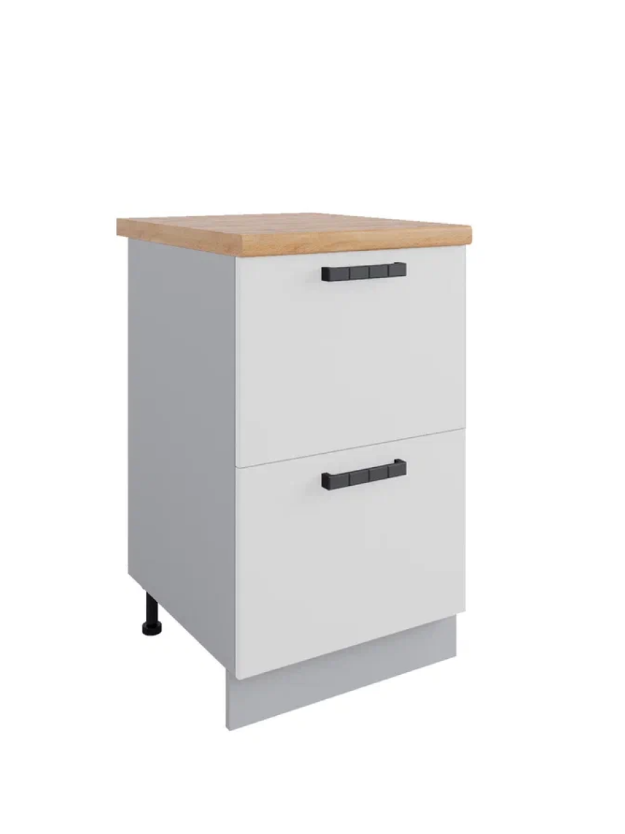 Изображение товара Кухонный шкаф напольный Nova из ЛДСП светло-серого цвета 50x81.6x60 см