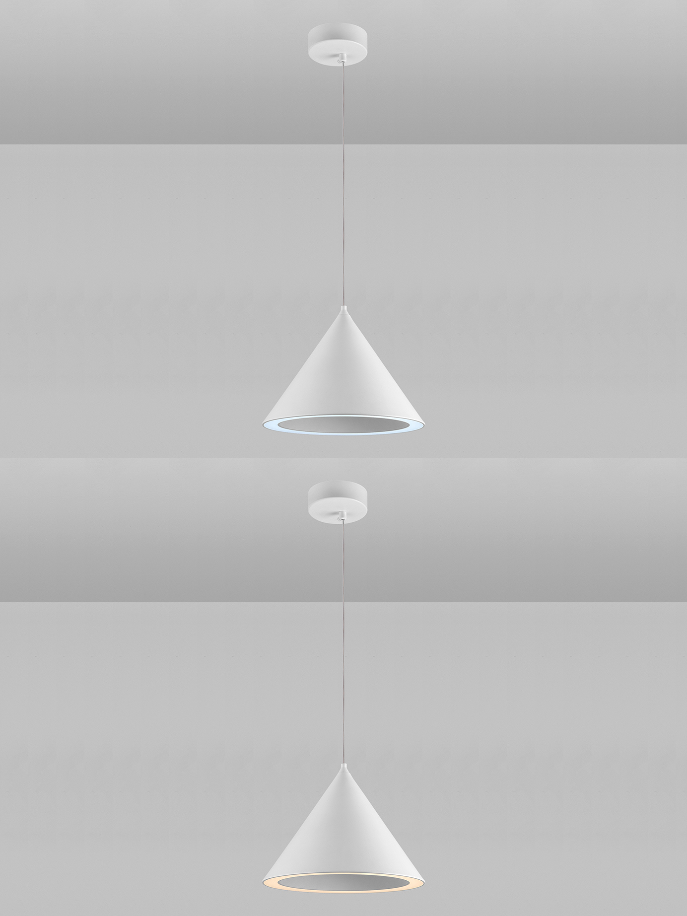 Изображение товара Светильник подвесной светодиодный Natali Kovaltseva lamps 81415 2 м² регулируемый белый свет цвет белый