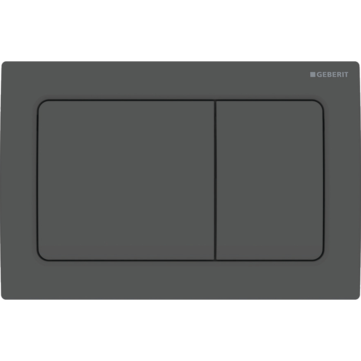 Изображение товара Клавиша смыва Geberit Alpha 30 механическая черный матовый пластиковая