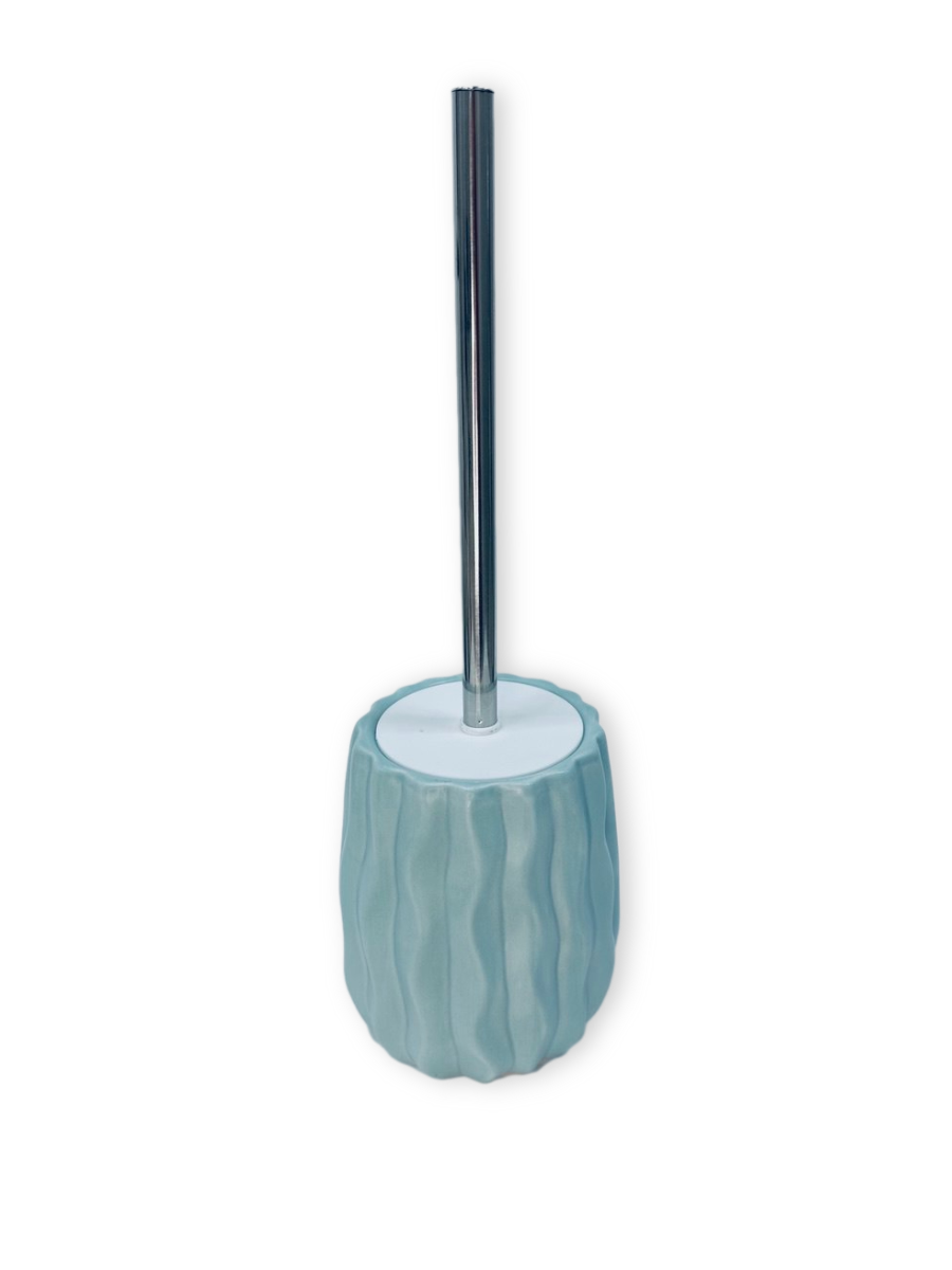 Изображение товара Ёршик для унитаза Primanova Cake DR-73105 керамика голубой современный дизайн